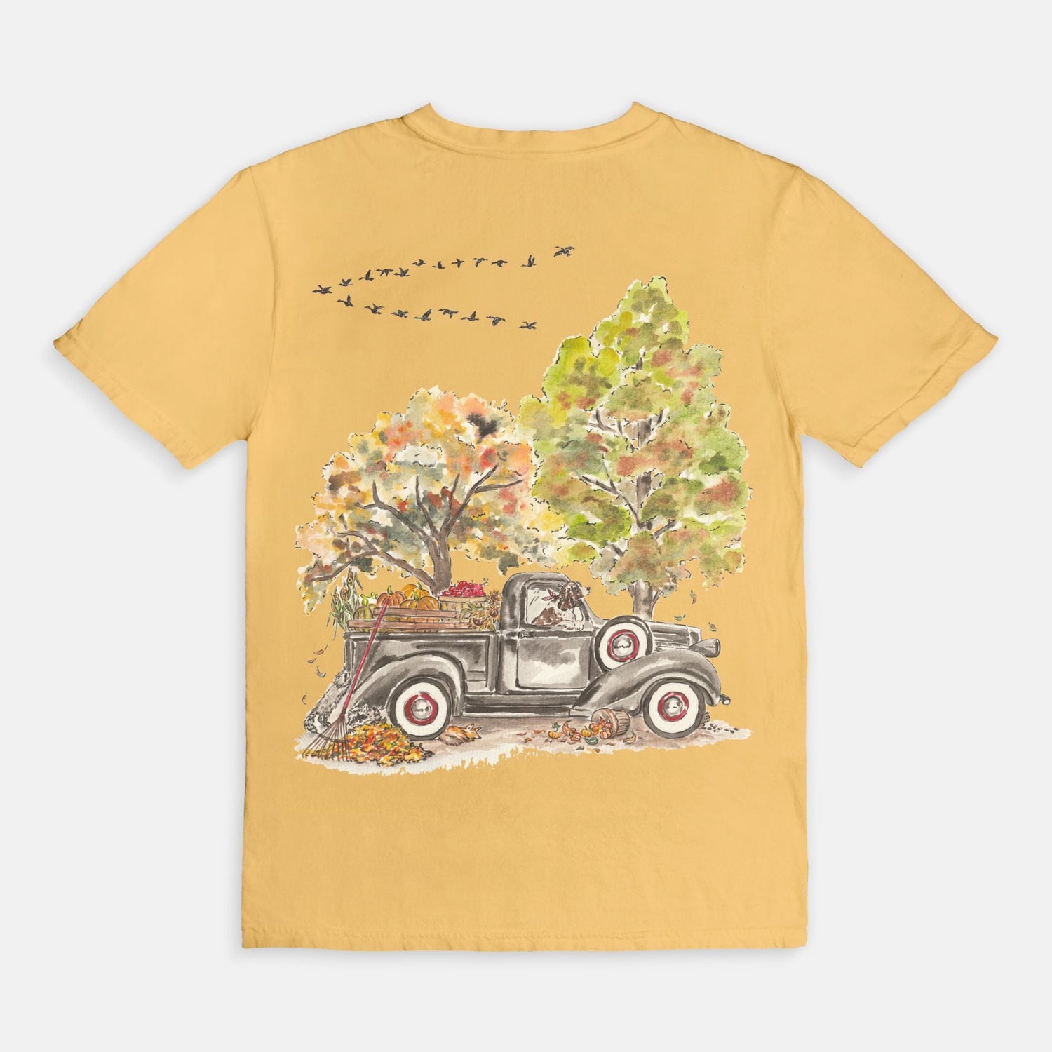 everything beautiful in season fall rustic truck custom tee - designs by pippa