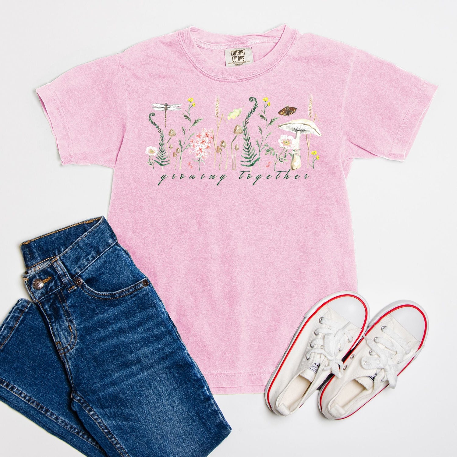fall floral foliage custom tee - designs by pippa
