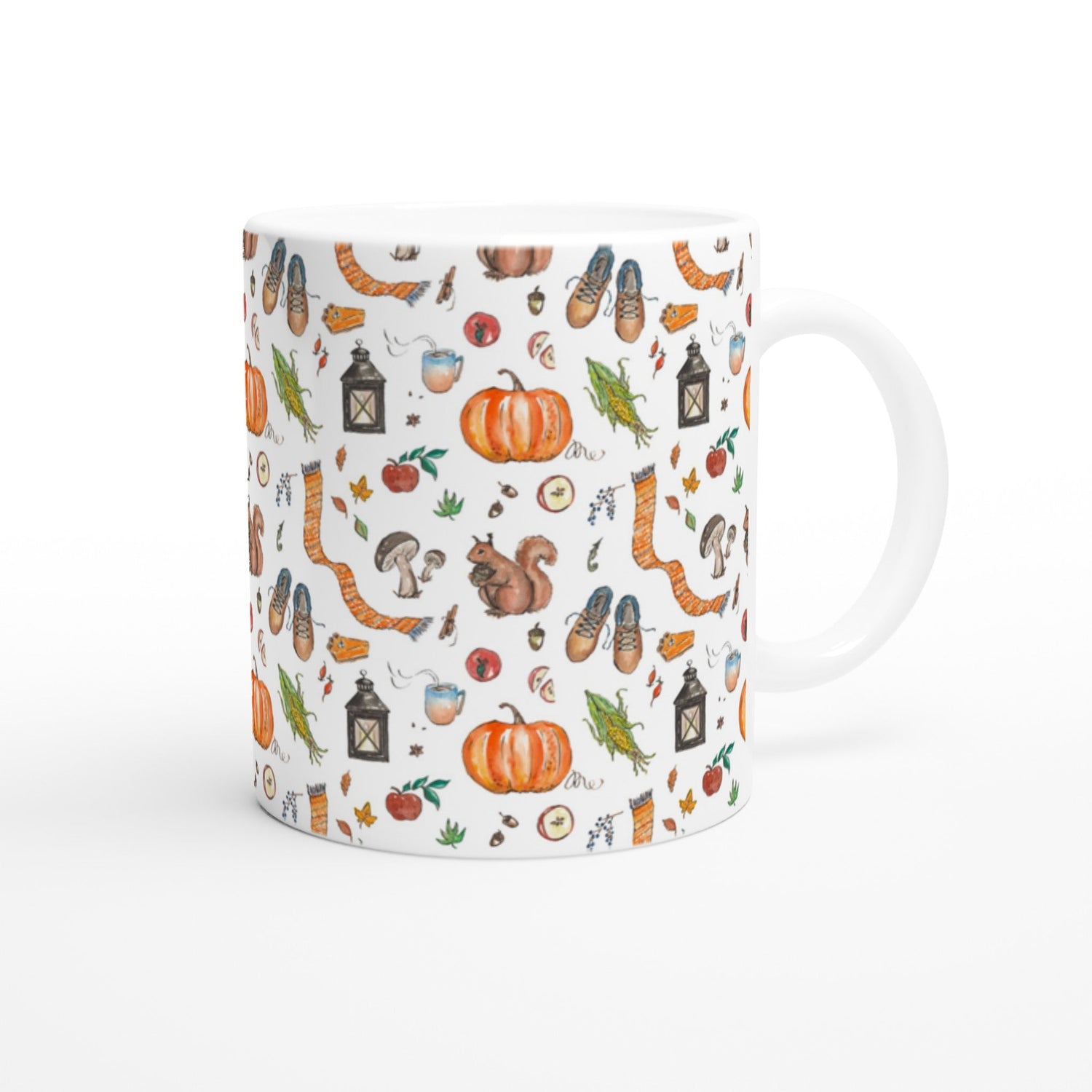 fall mix ceramic mug - designs by pippa