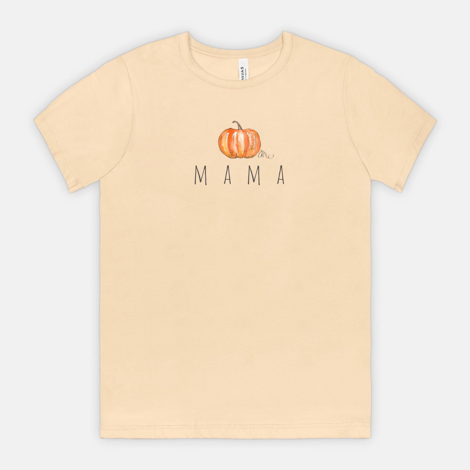 pumpkin mama customizable soft cotton tee - designs by pippa