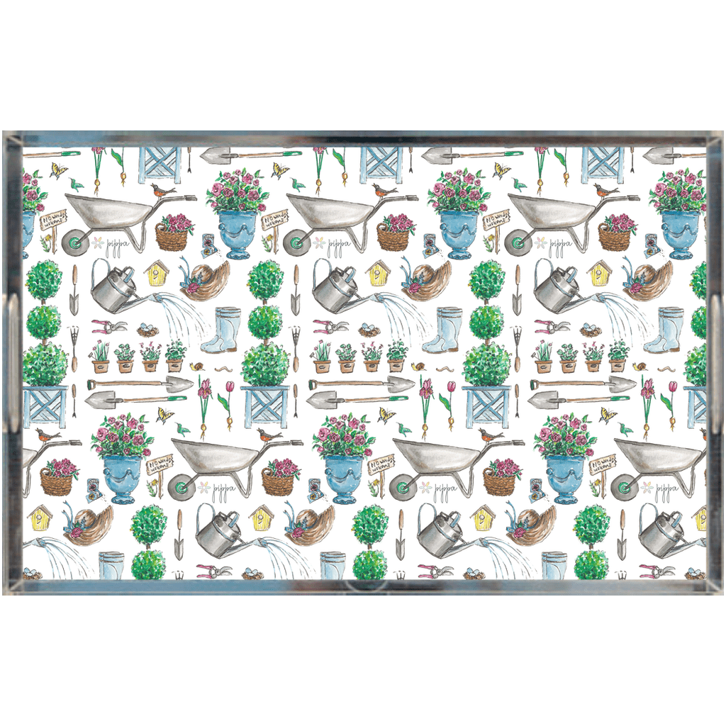 the garden interchangeable acrylic tray - designs by pippa