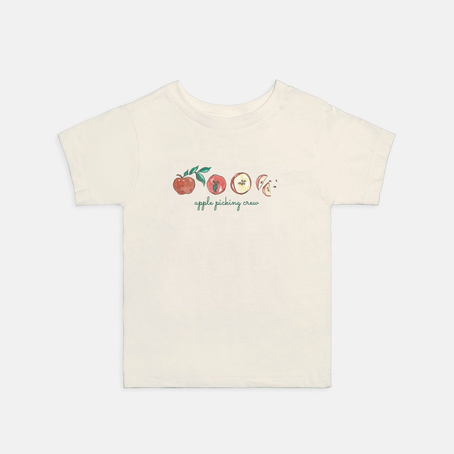 apples in a row custom tee 2T - 5T - designs by pippa