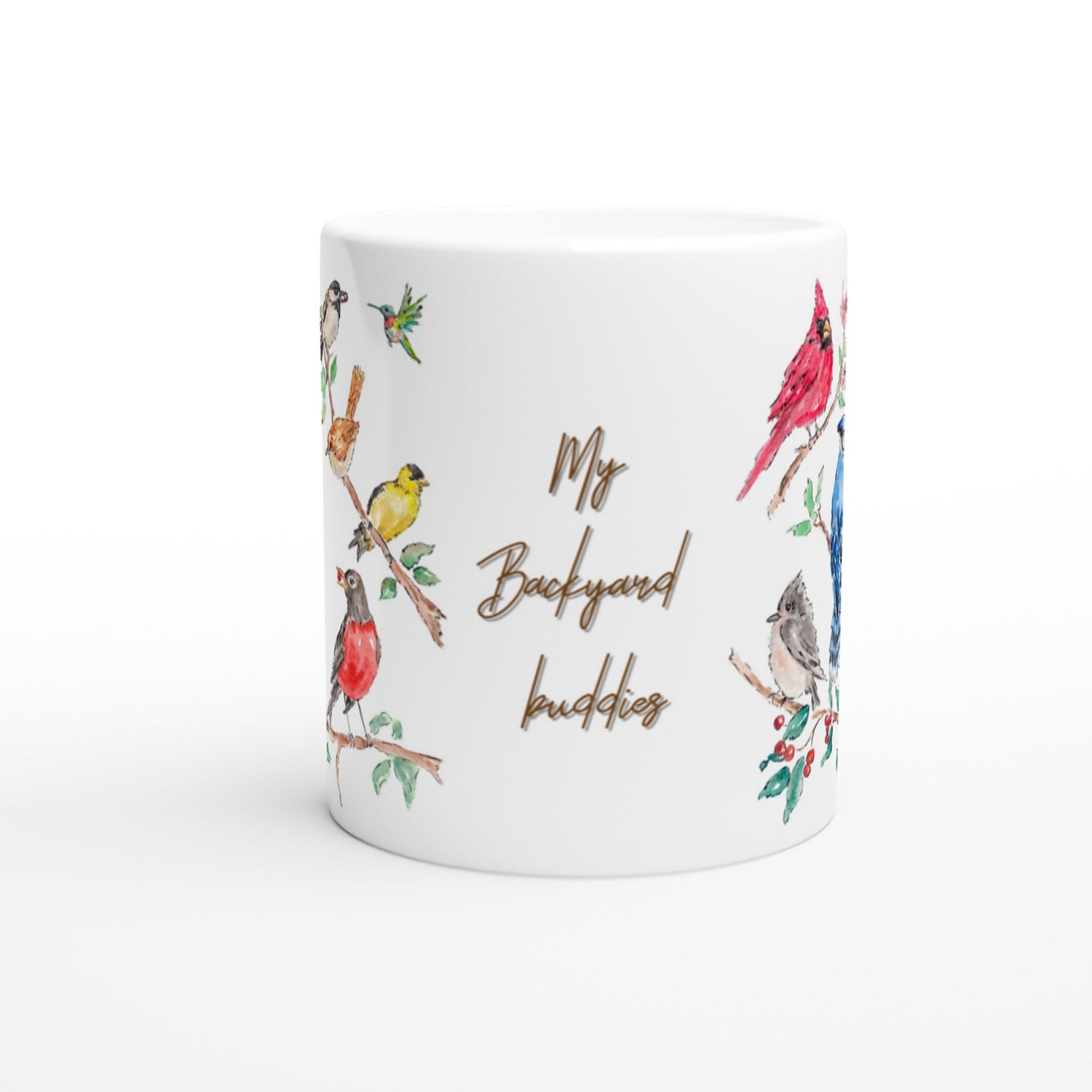 backyard buddies personalized ceramic mug - designs by pippa