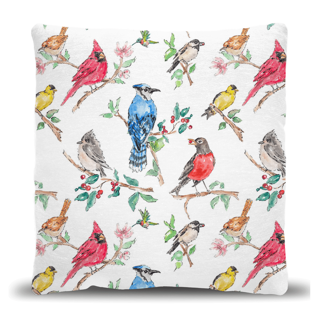 backyard buddies woven pillows - designs by pippa