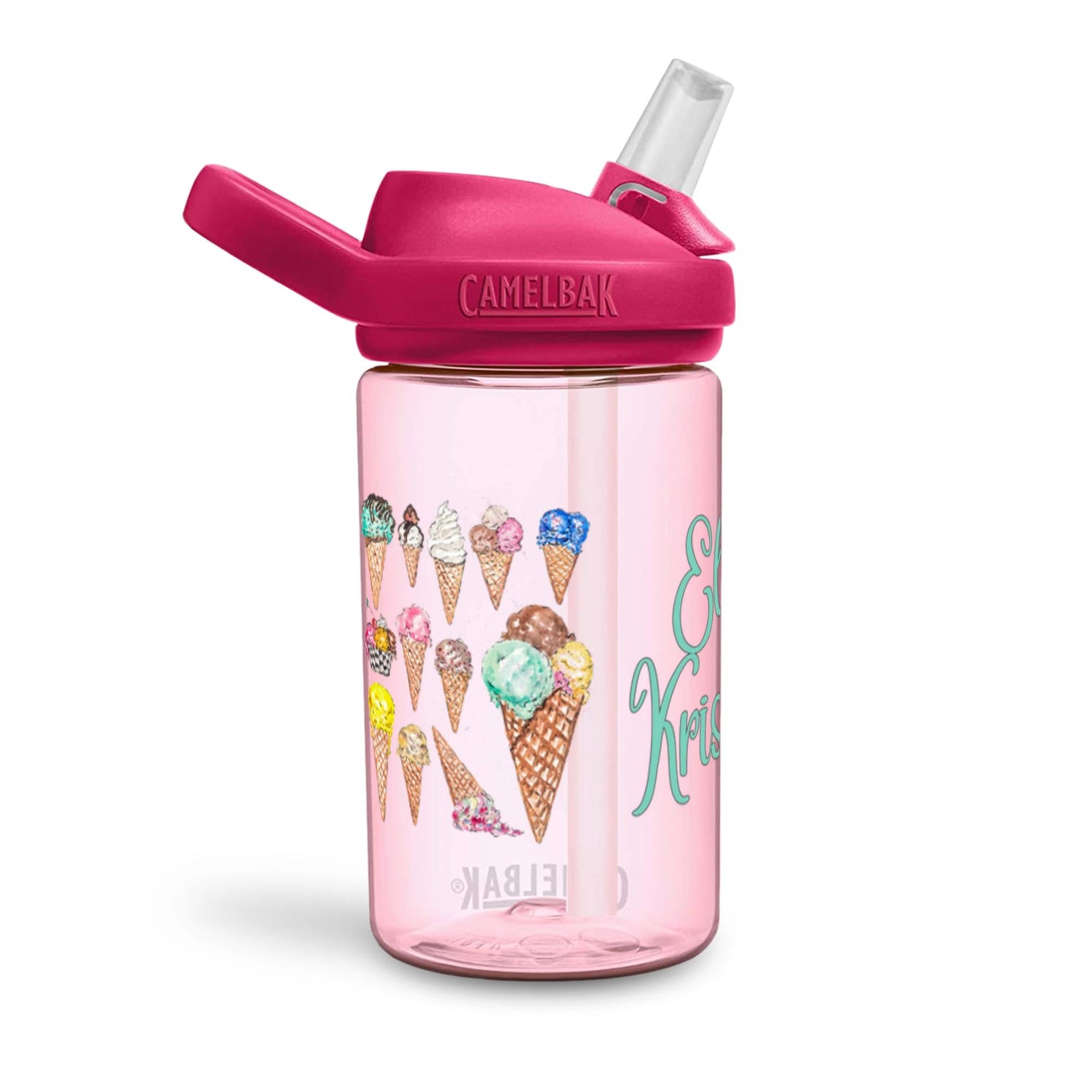 CamelBak Eddy+ Kids Personalized Bottles Ice Cream - designs by pippa