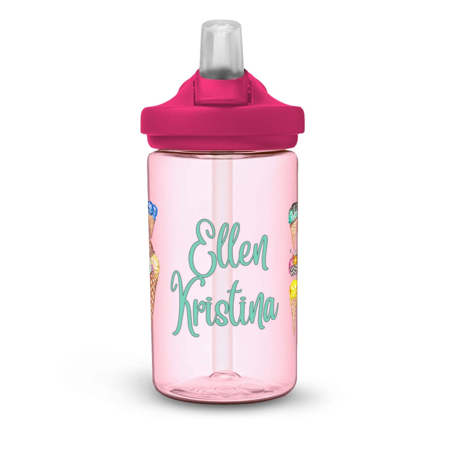 CamelBak Eddy+ Kids Personalized Bottles Ice Cream - designs by pippa