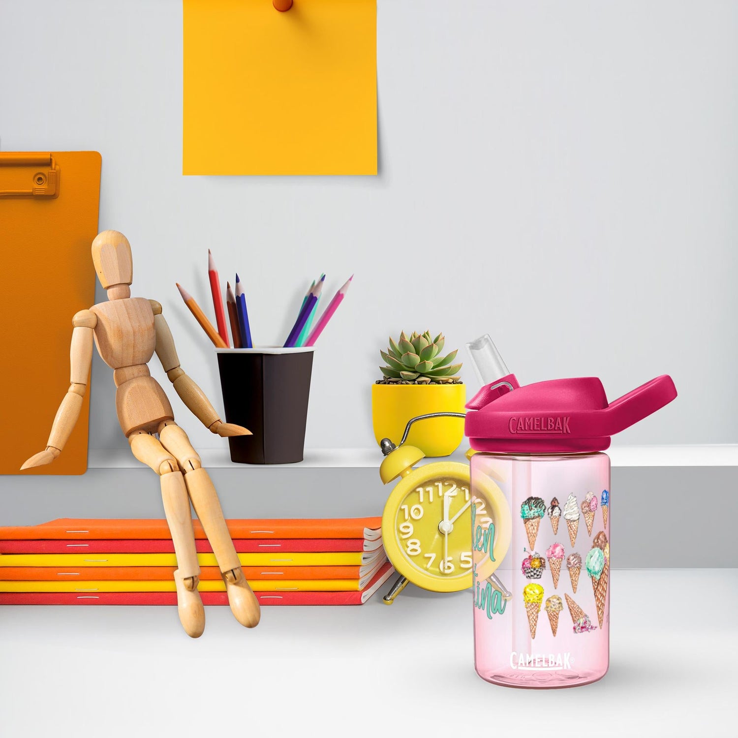 CamelBak Eddy+ Kids Personalized Bottles Ice Cream - designs by pippa