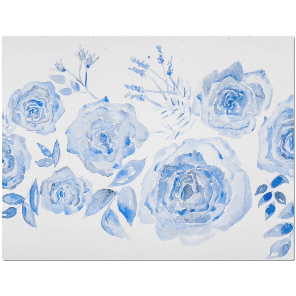 chinoiserie rose bleu placemat - designs by pippa