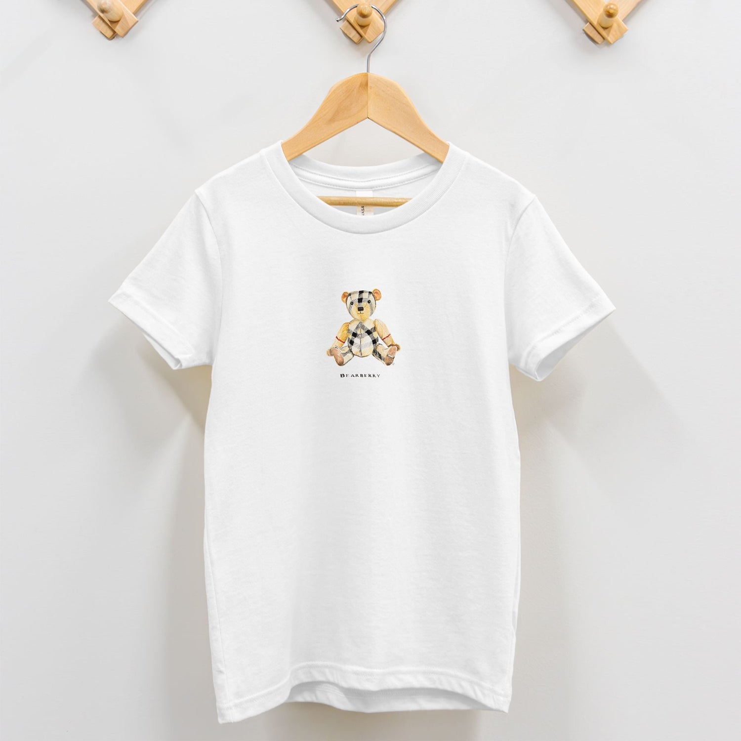 classic bear berry plain toddler tee 2T - 5T - designs by pippa