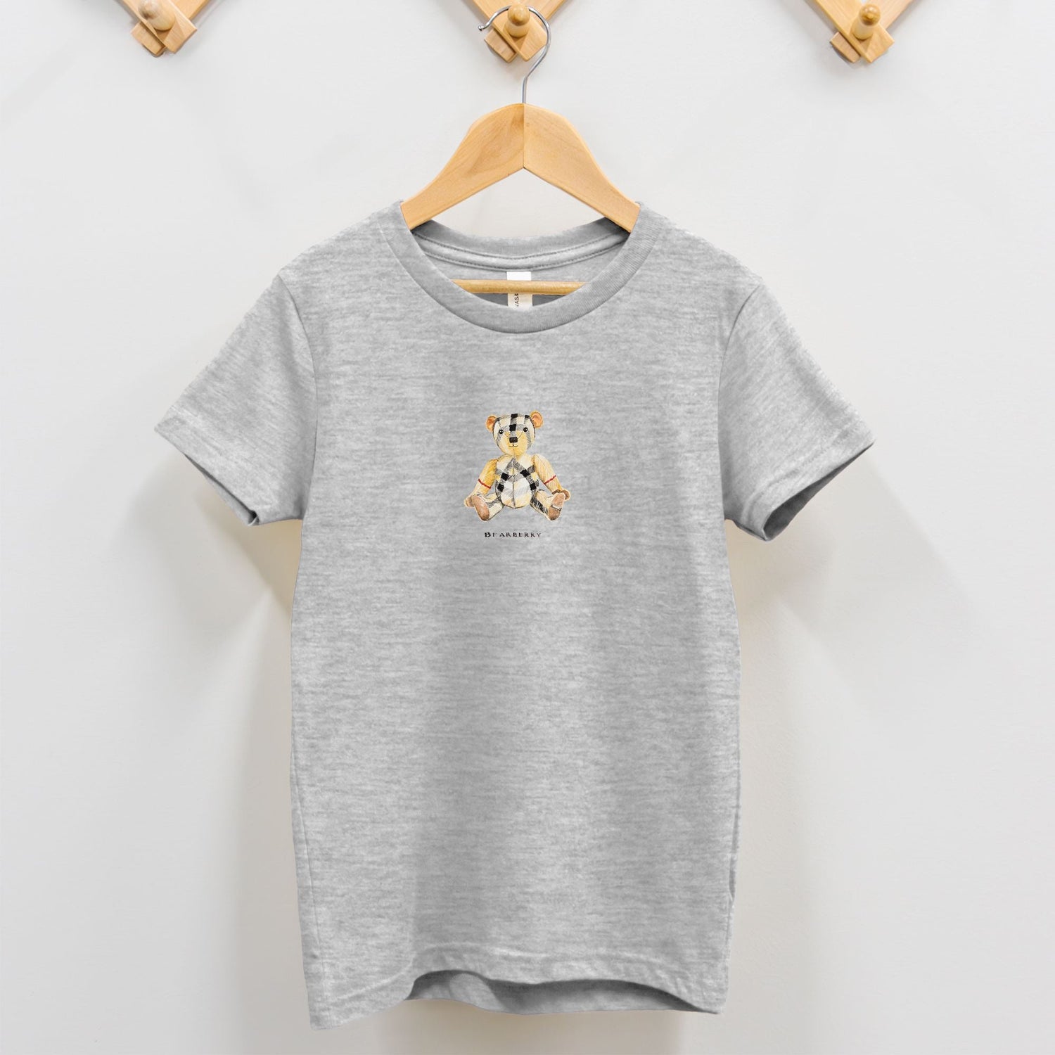 classic bear berry plain toddler tee 2T - 5T - designs by pippa