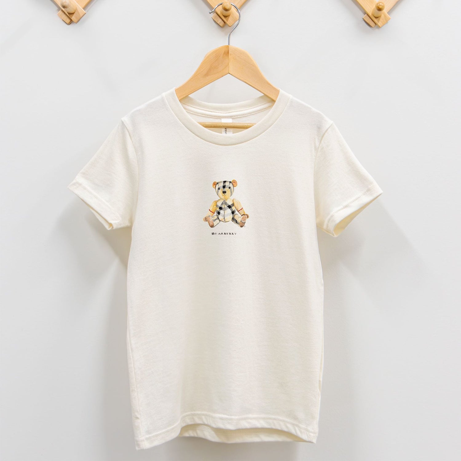 classic bear berry plain toddler tee 2T - 5T - designs by pippa