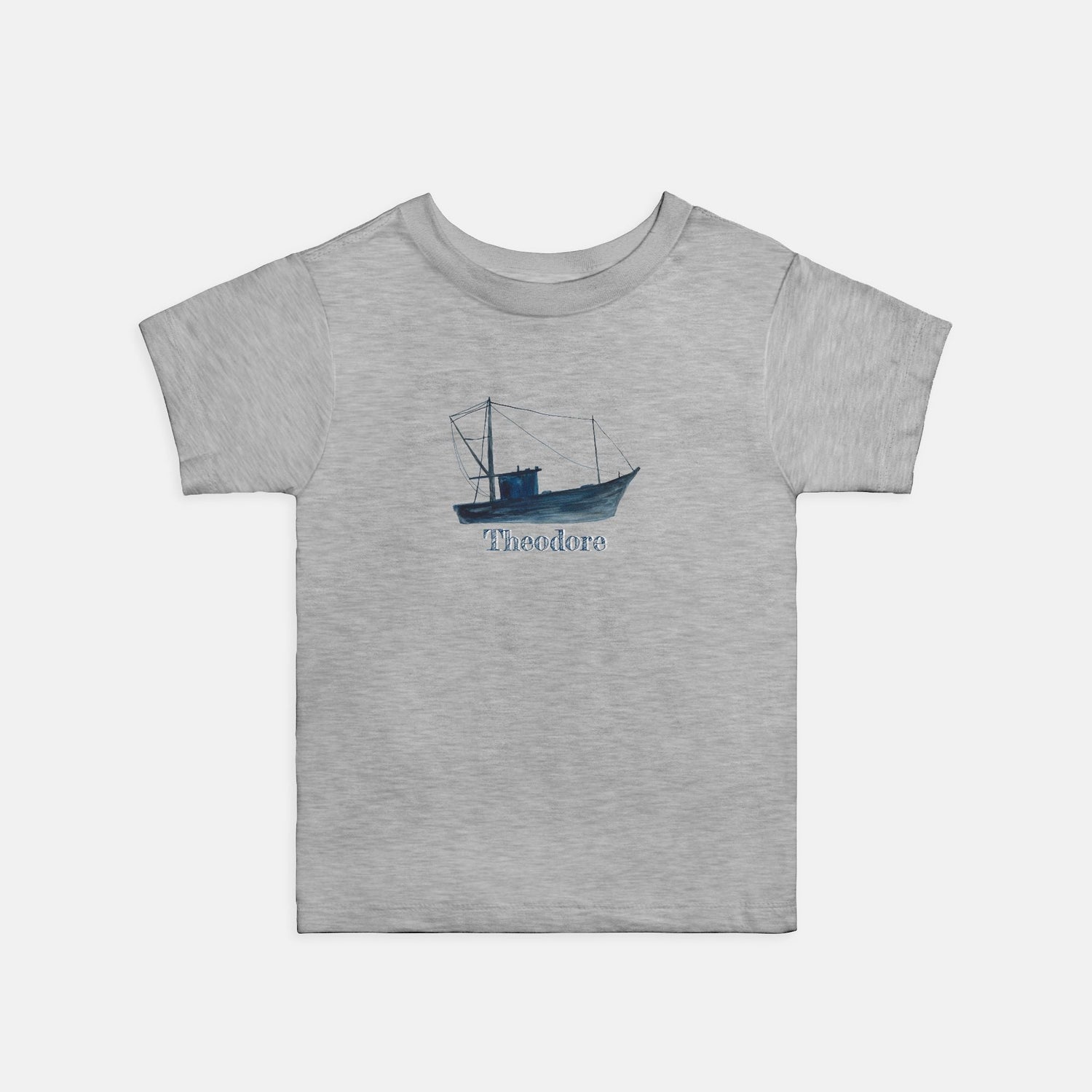 classic fishing boy toddler custom tee 2T - 5T - designs by pippa