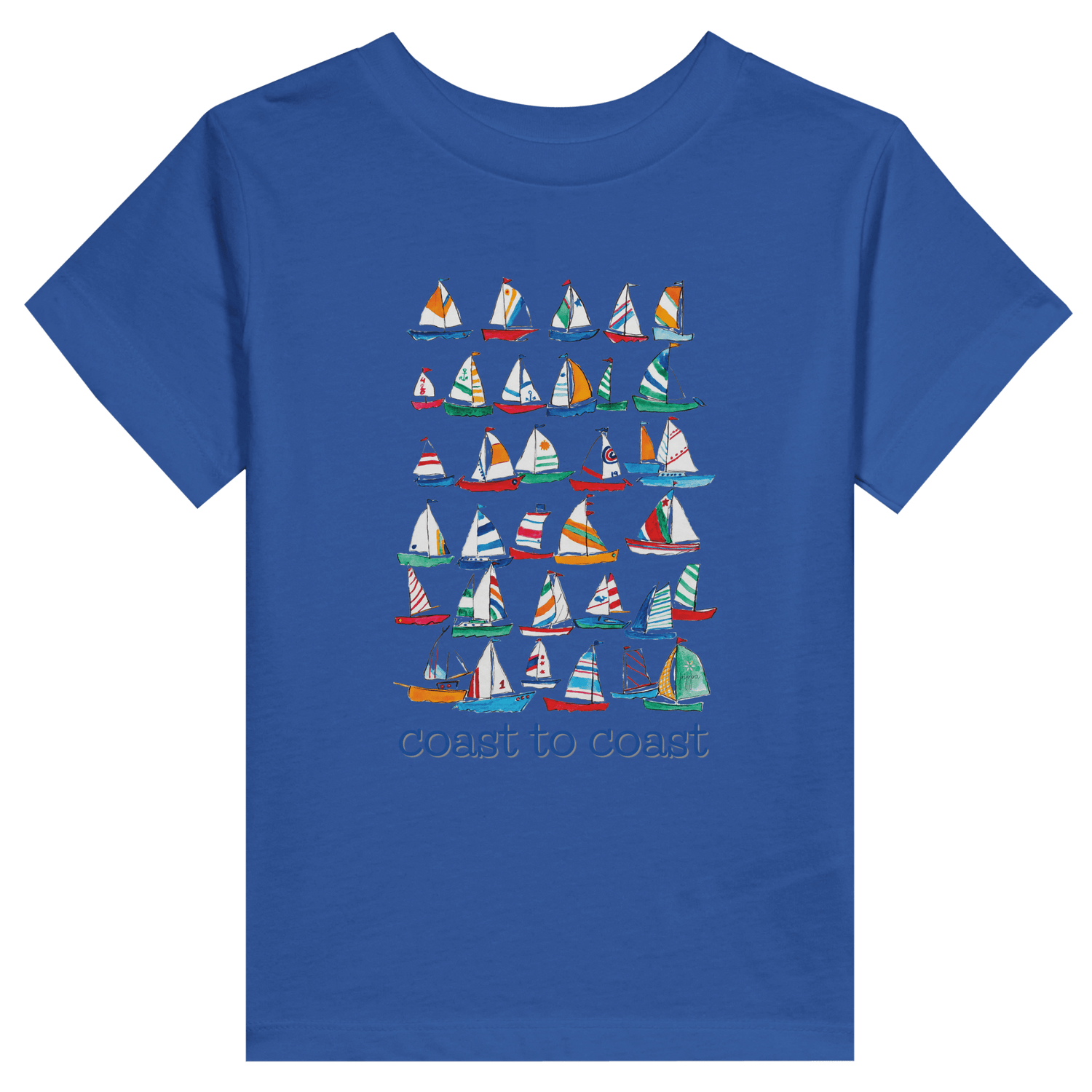 coast to coast toddler personalized graphic tee - designs by pippa