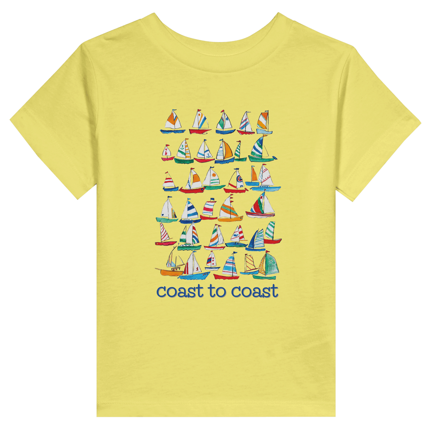 coast to coast toddler personalized graphic tee - designs by pippa