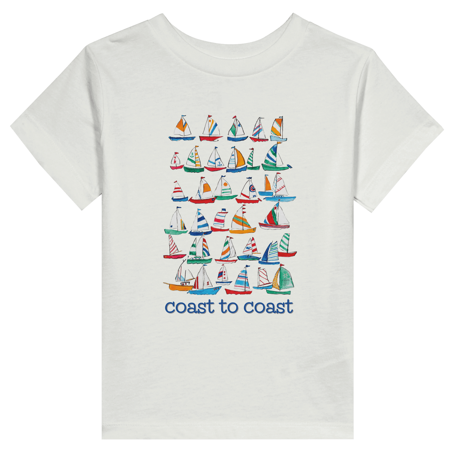 coast to coast toddler personalized graphic tee - designs by pippa