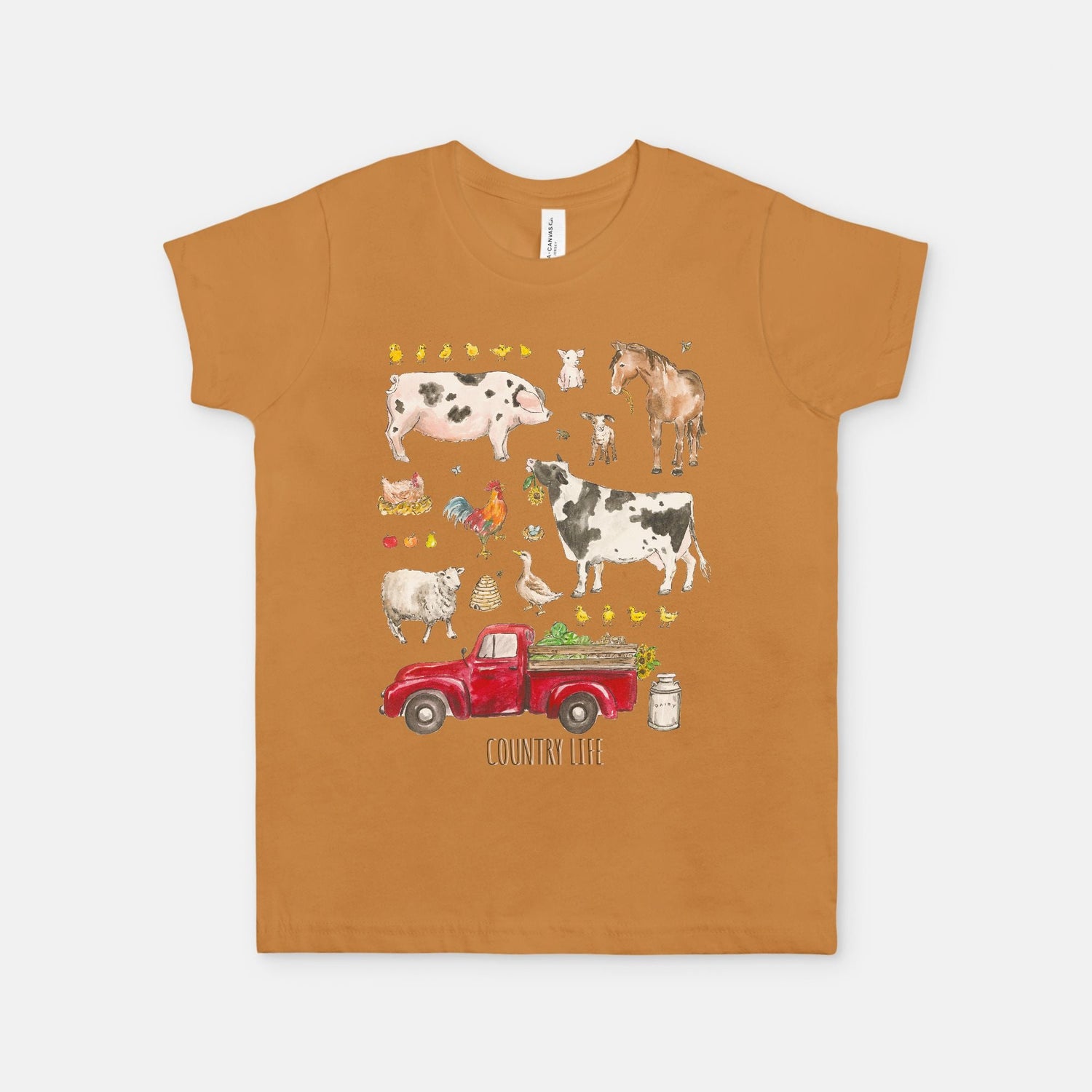 country life crew custom tee Youth S - XL - designs by pippa