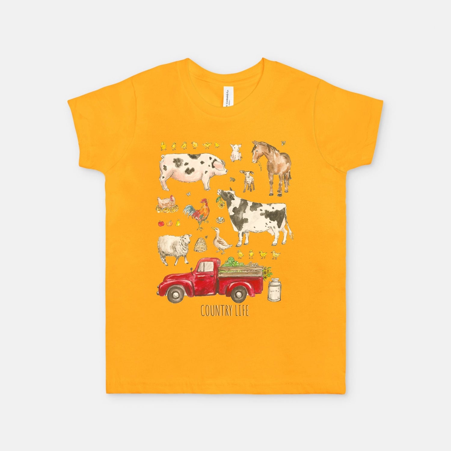 country life crew custom tee Youth S - XL - designs by pippa