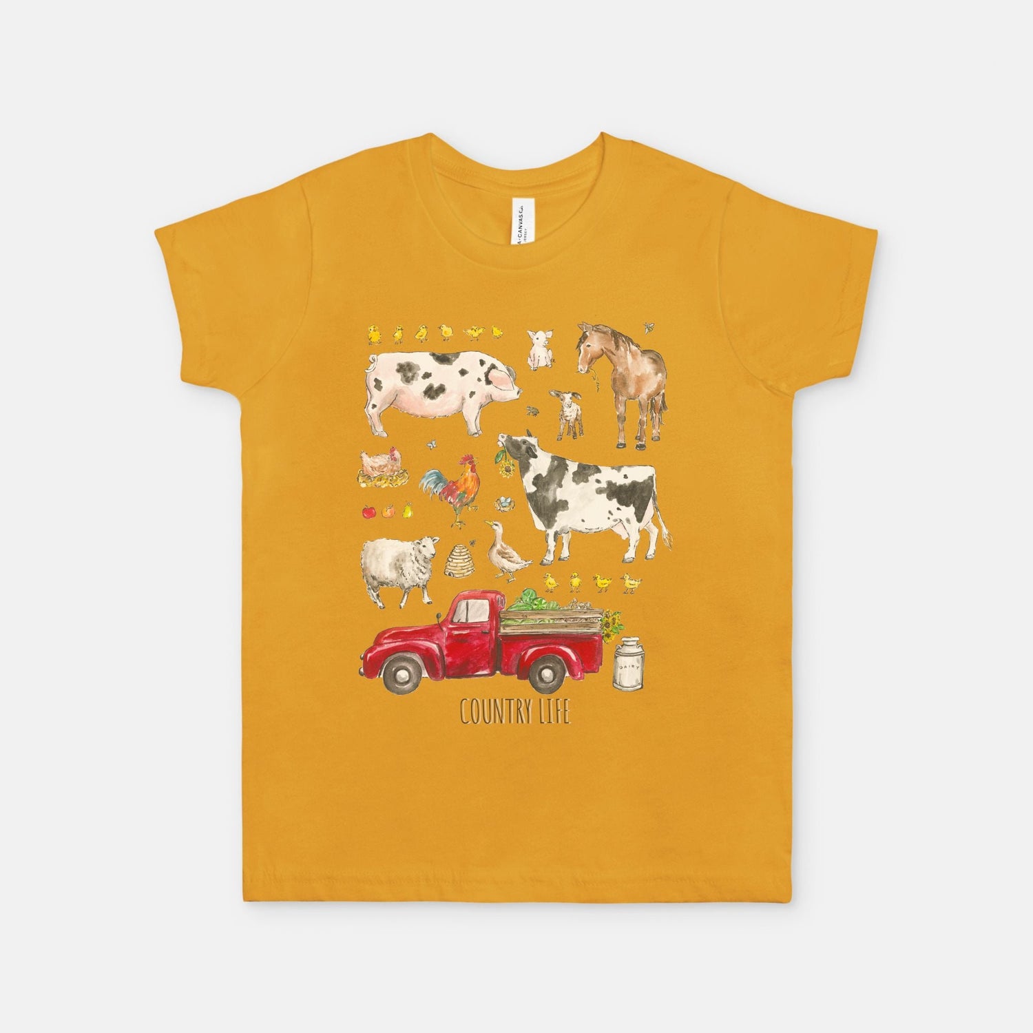 country life crew custom tee Youth S - XL - designs by pippa