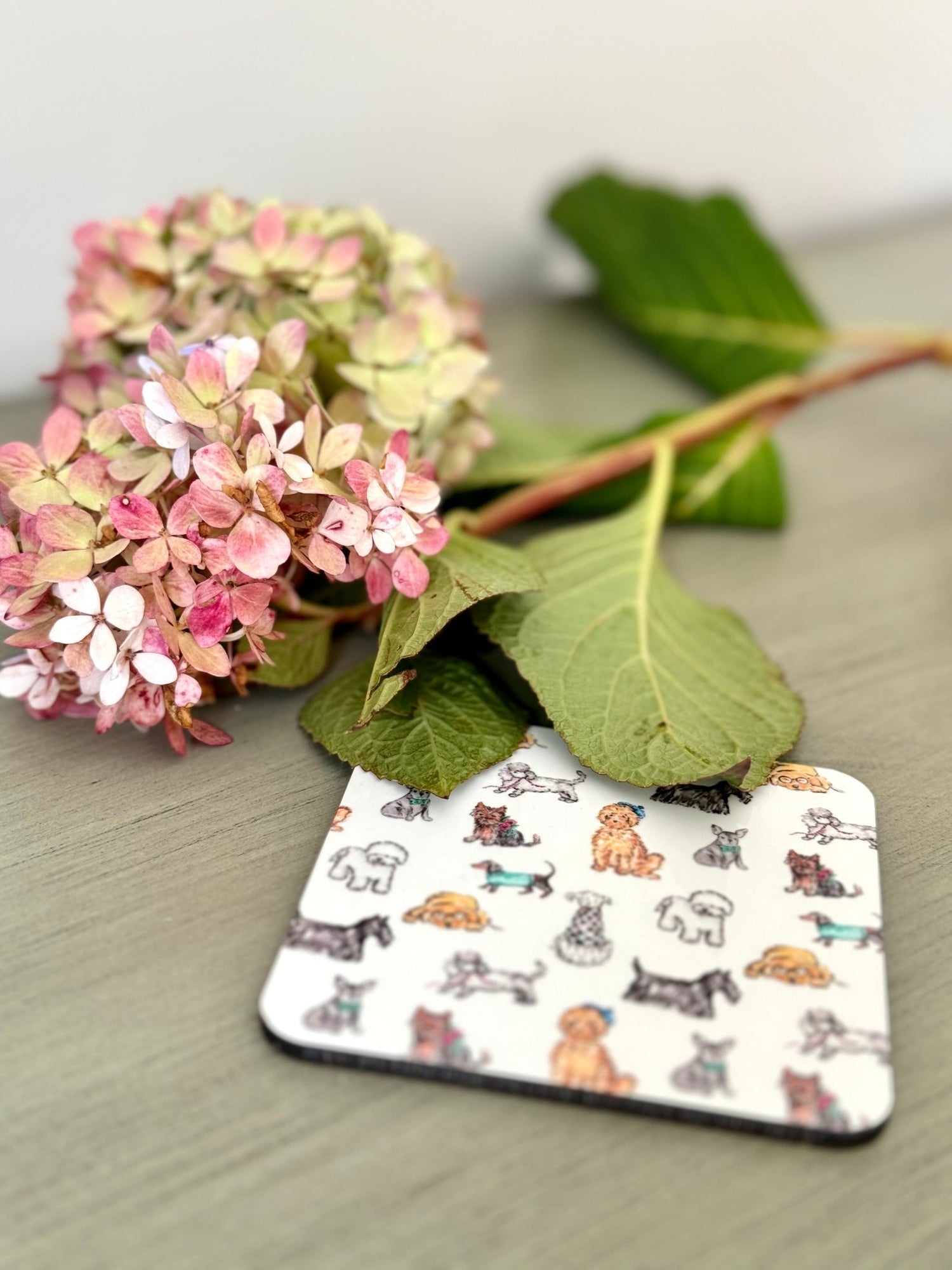 dog fancy cork back coaster - designs by pippa