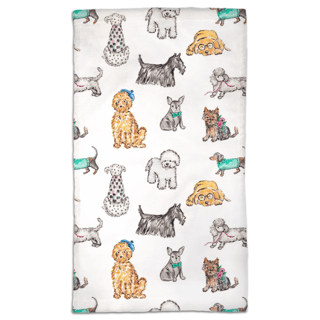 dog fancy hand towel - designs by pippa