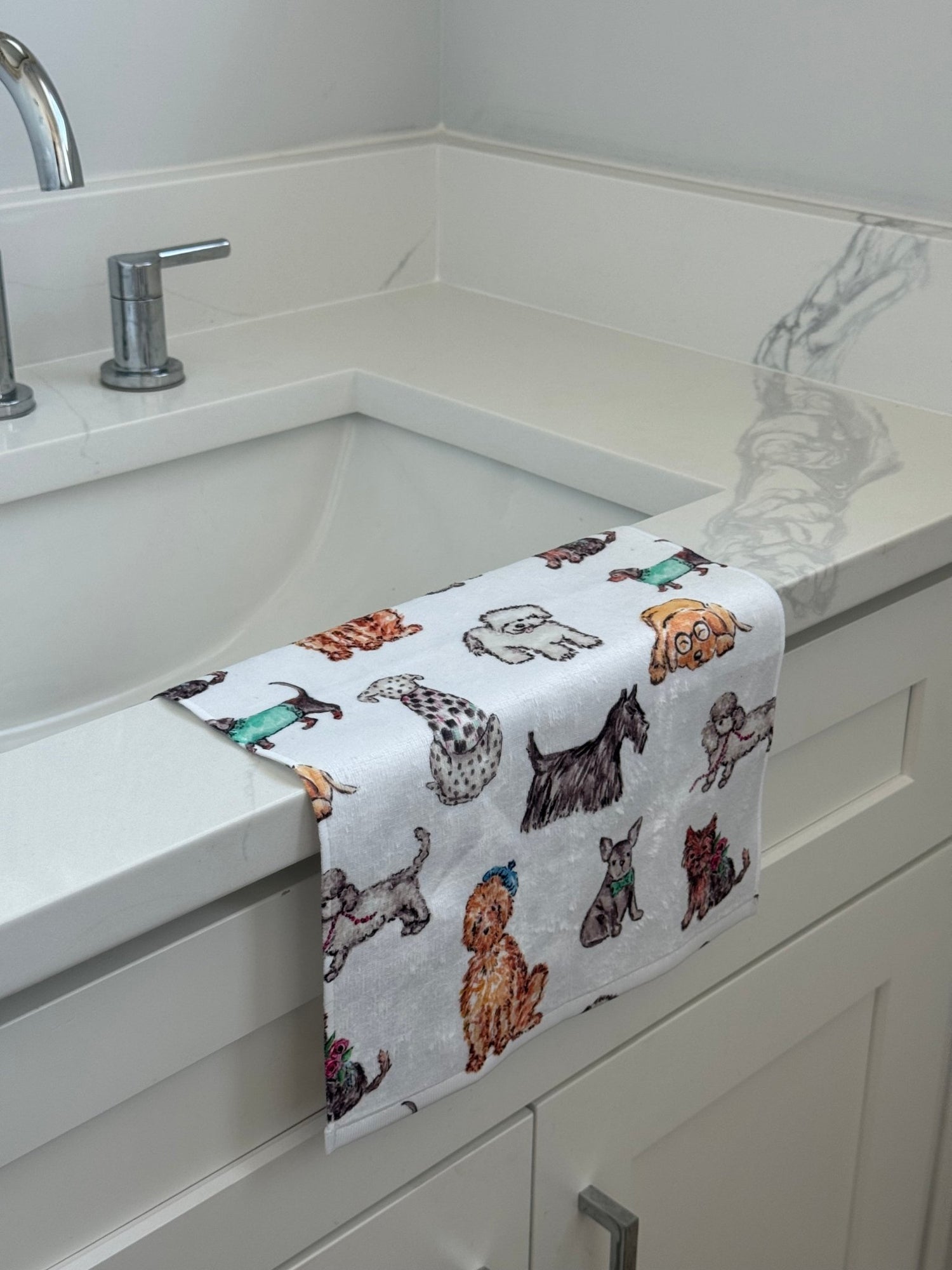 dog fancy hand towel - designs by pippa