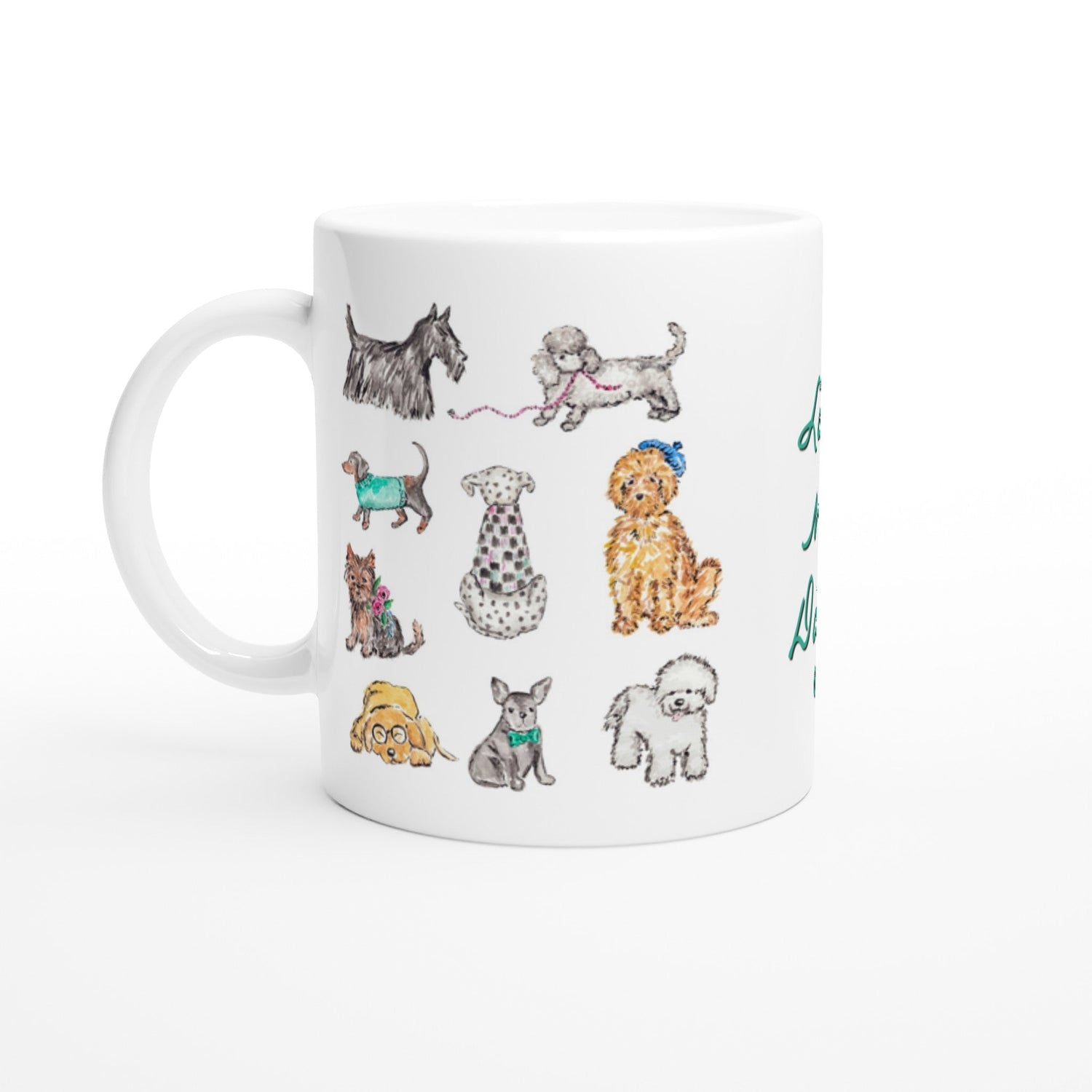 dog fancy personalized ceramic mug - designs by pippa