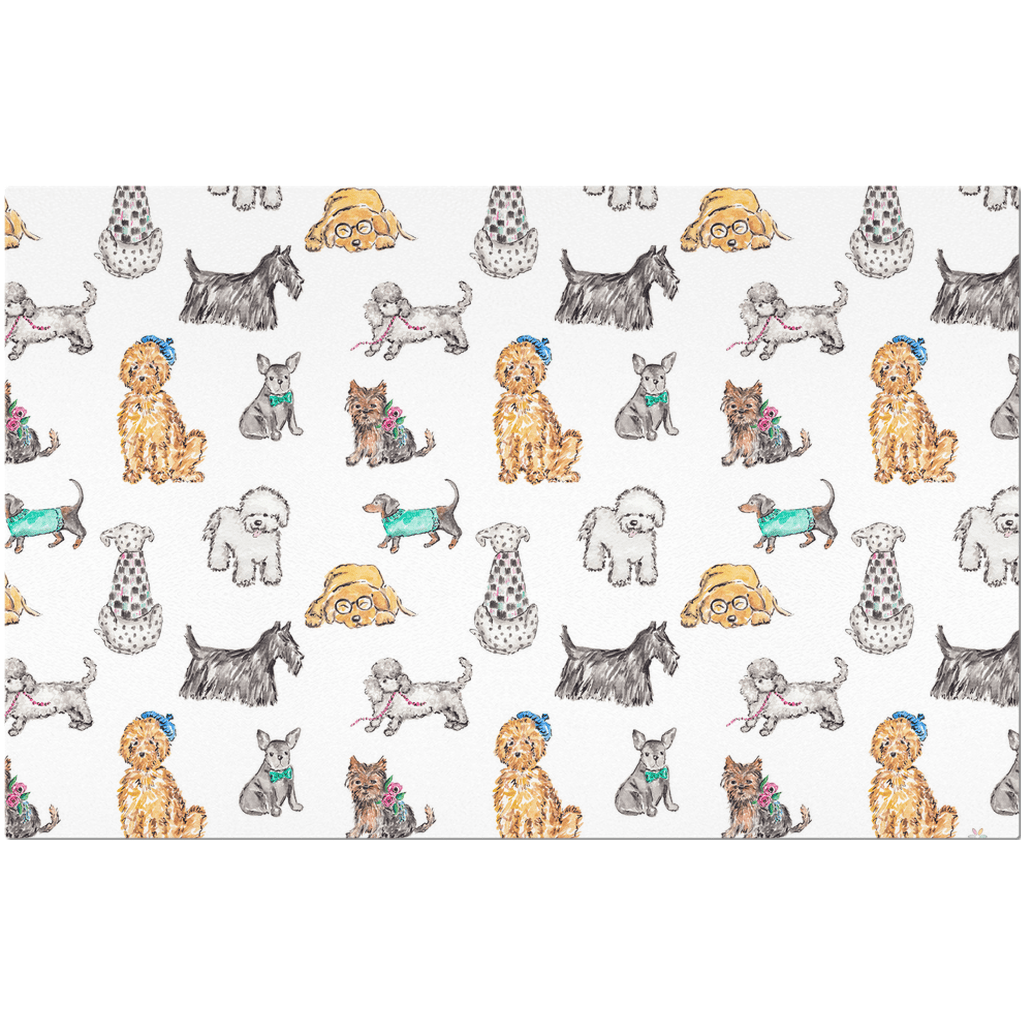 dog fancy placemat - designs by pippa