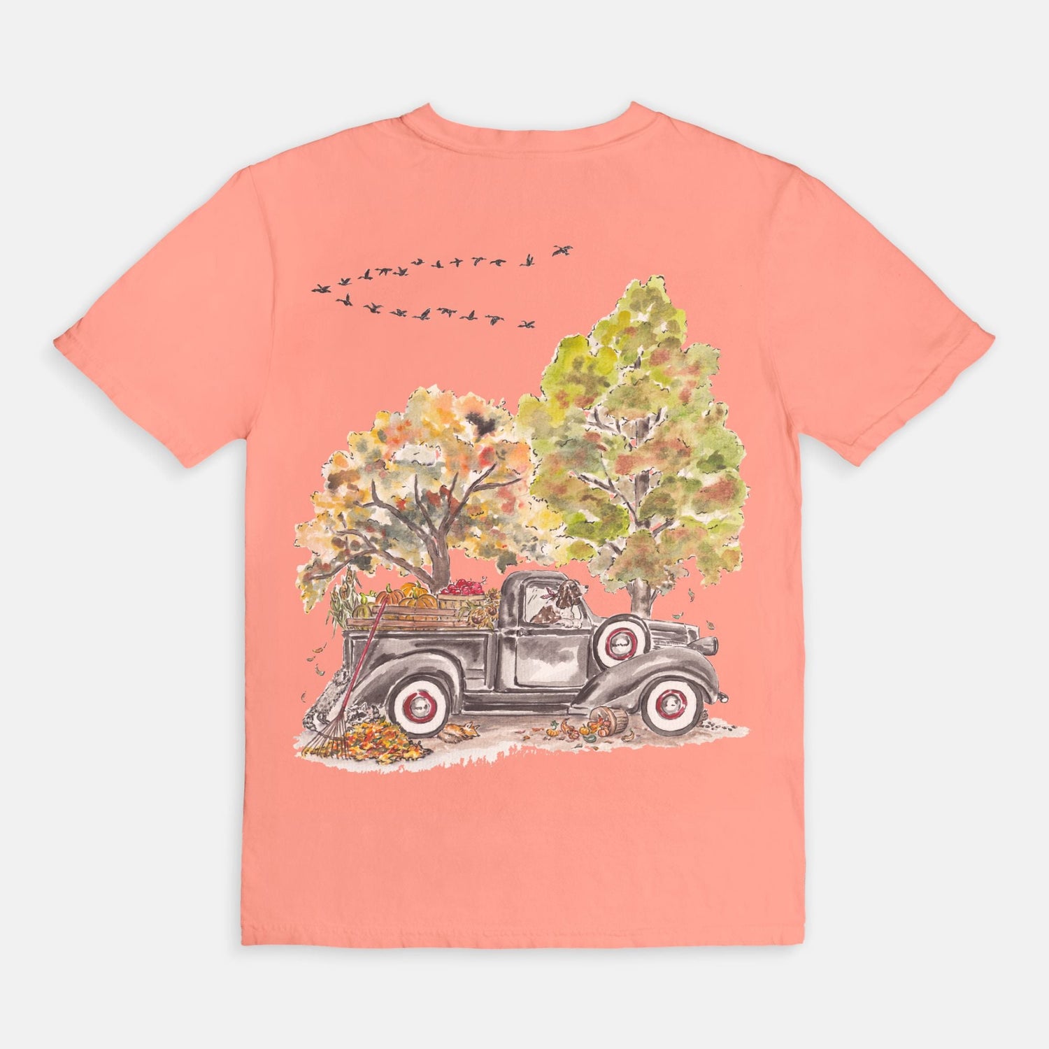 everything beautiful in season fall rustic truck custom tee - designs by pippa