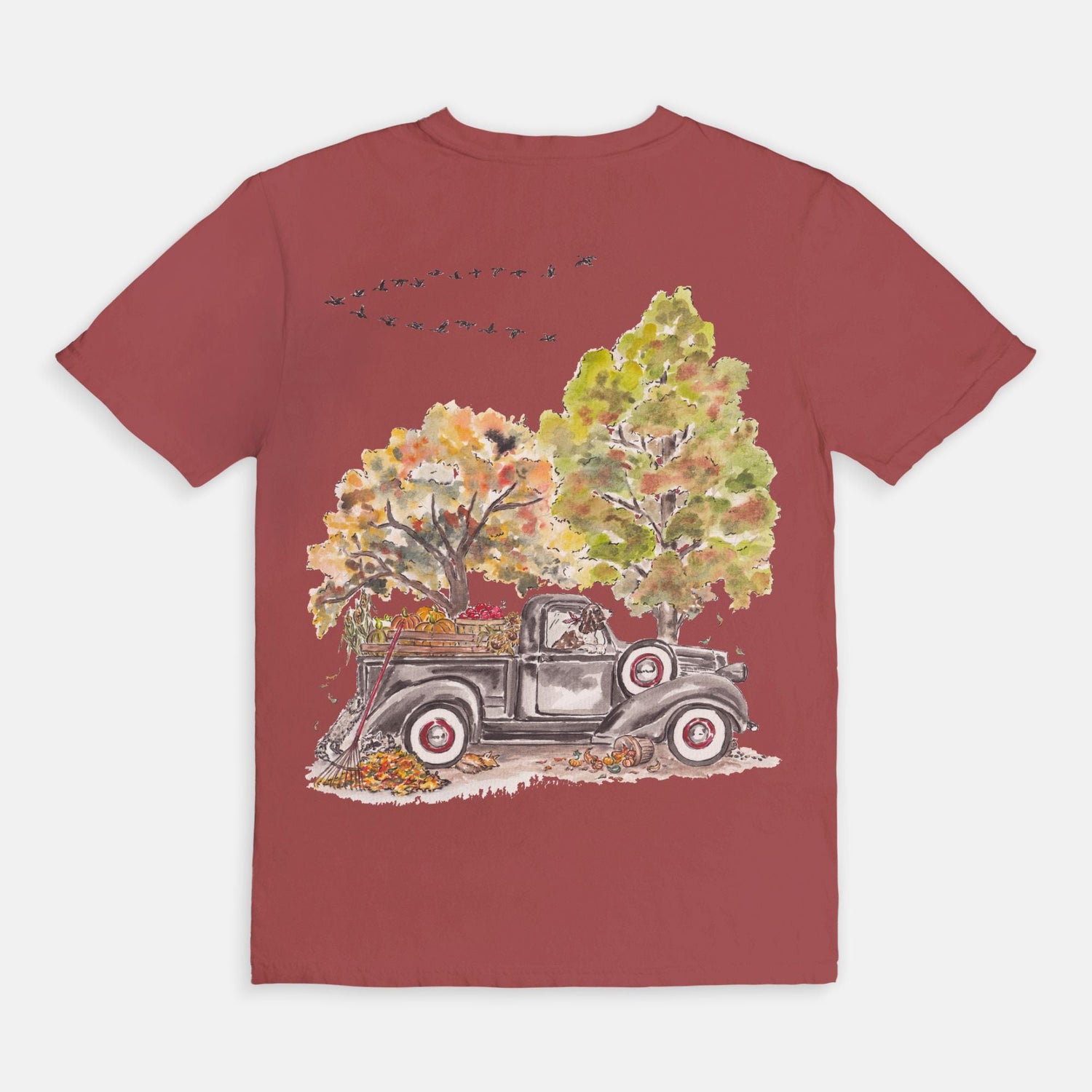 everything beautiful in season fall rustic truck custom tee - designs by pippa