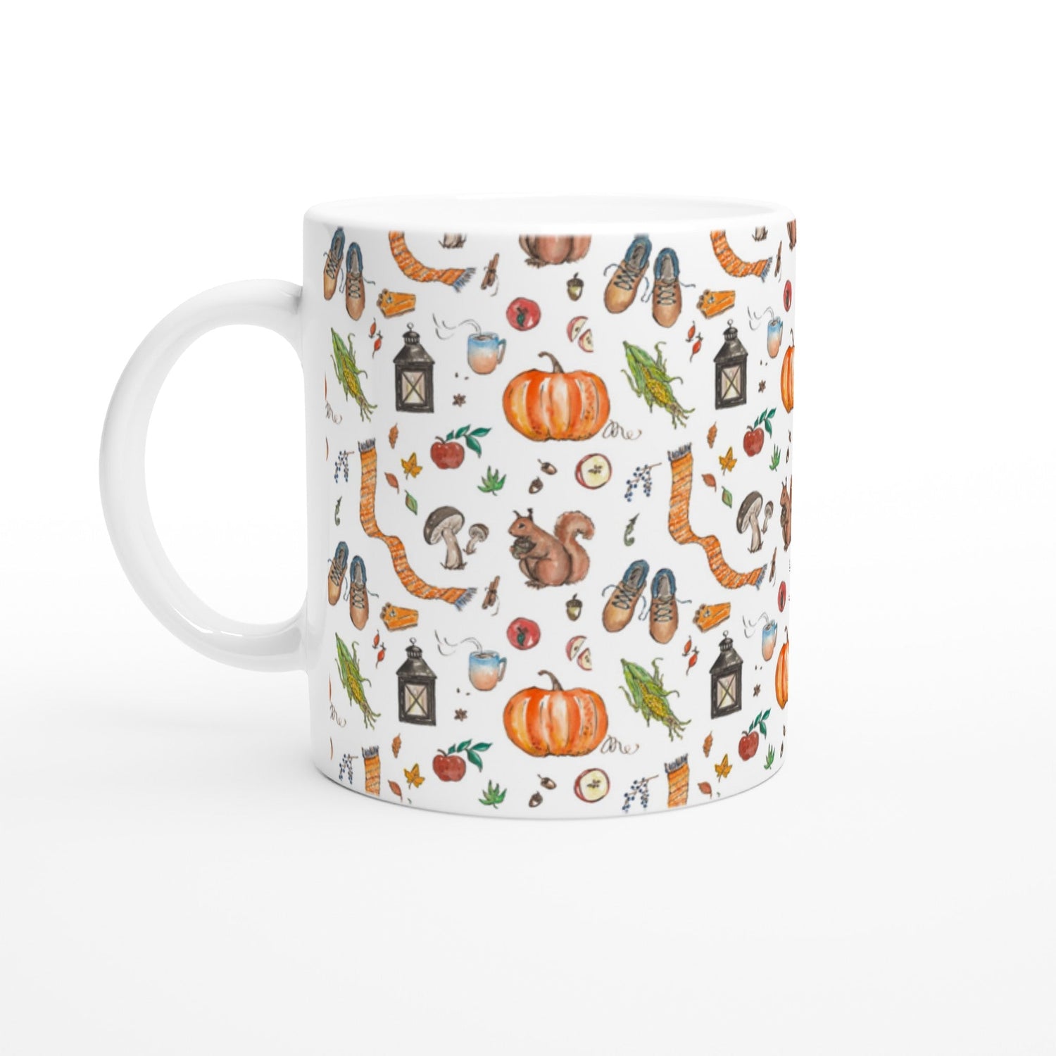 fall mix ceramic mug - designs by pippa