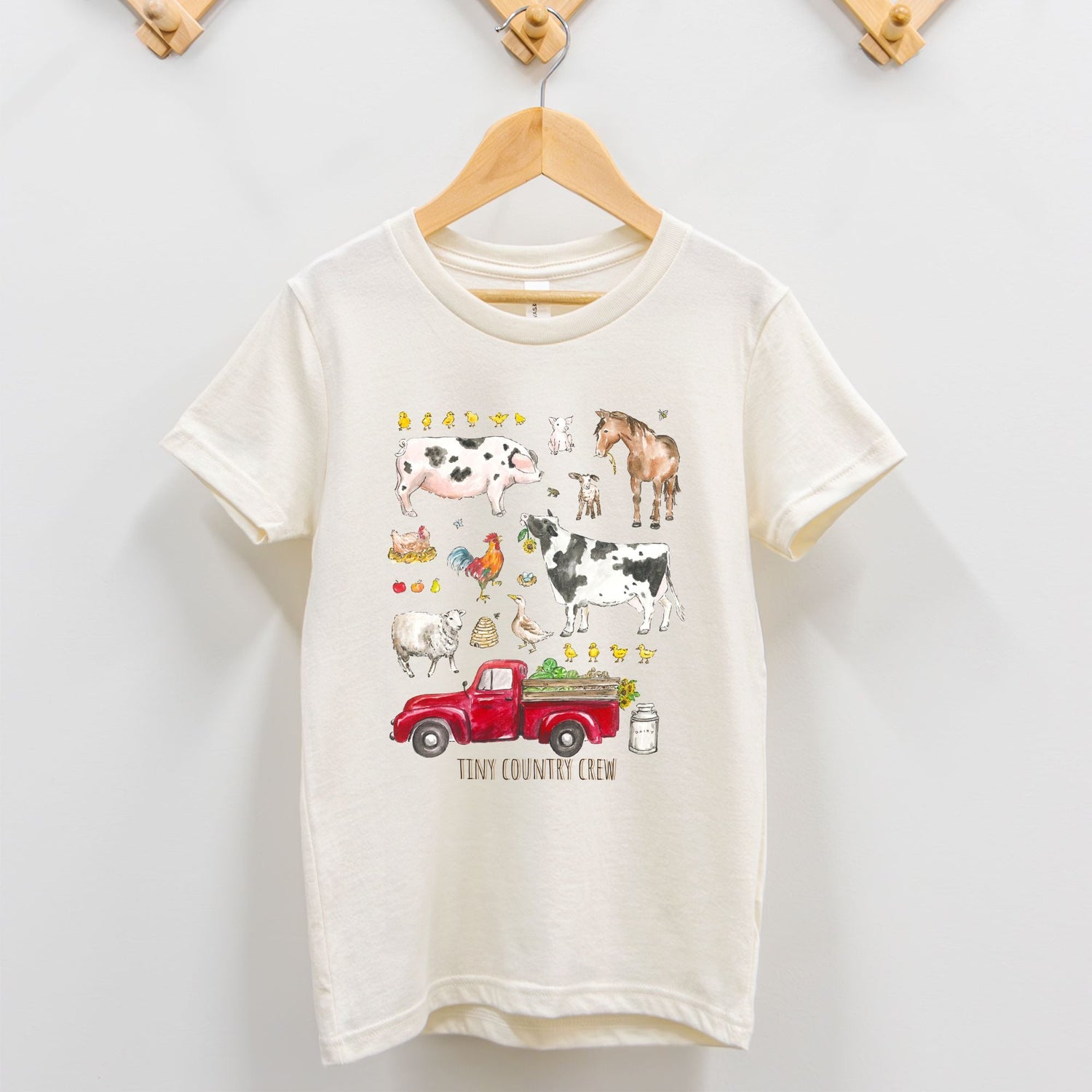 farmer friends tiny crew custom kids tee toddler 2T - 5T - designs by pippa