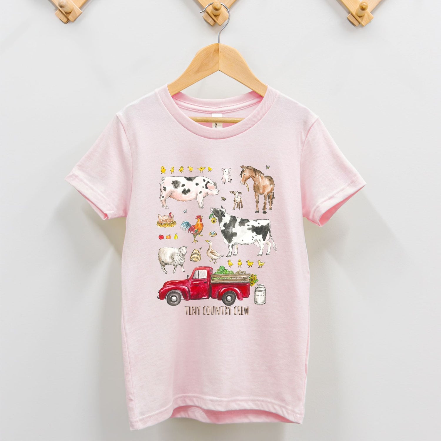 farmer friends tiny crew custom kids tee toddler 2T - 5T - designs by pippa