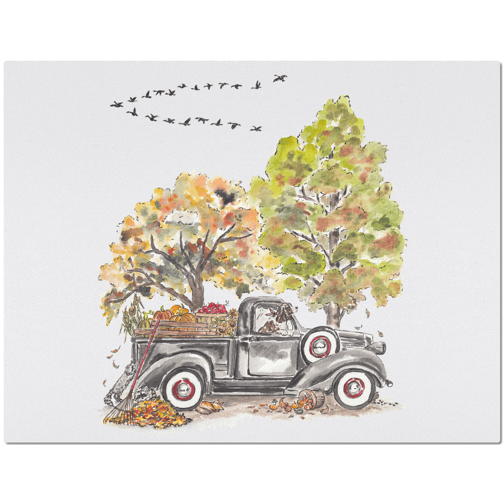 fruitful fall truck placemat - designs by pippa