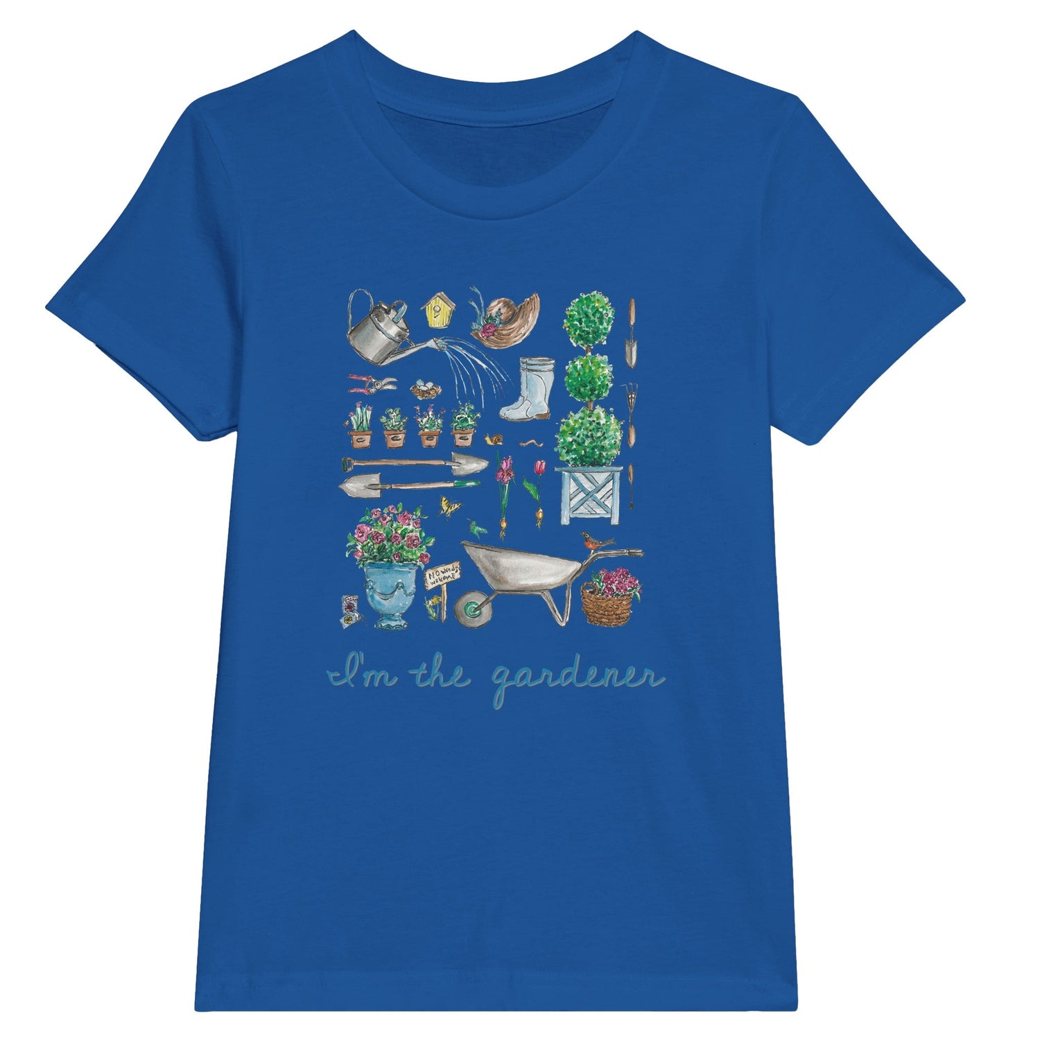 gardener premium kids personalized graphic tee - designs by pippa