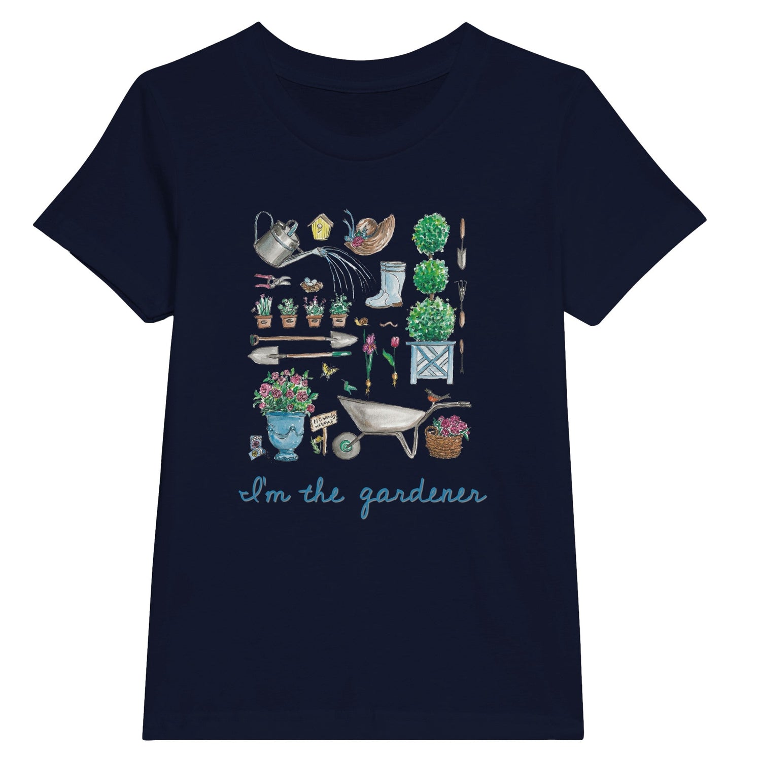 gardener premium kids personalized graphic tee - designs by pippa