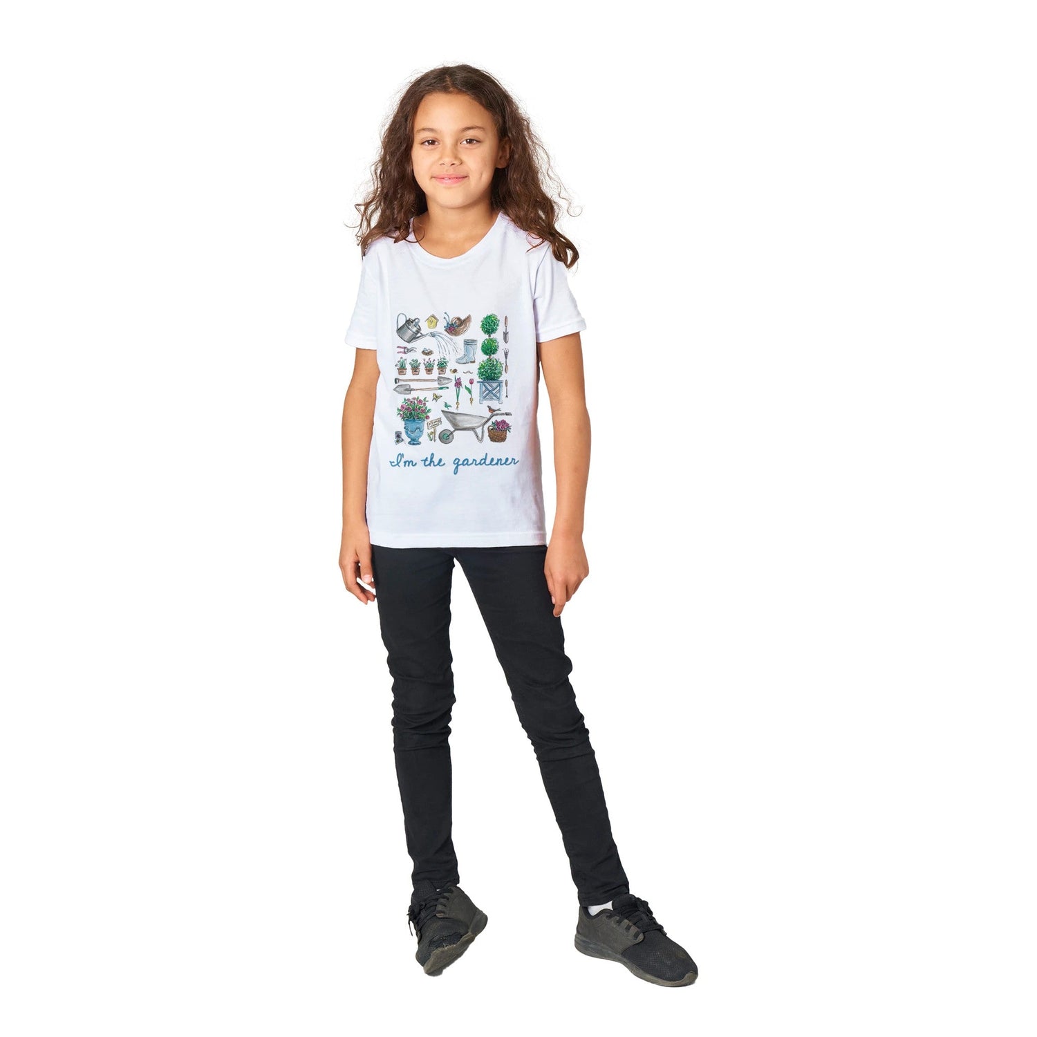 gardener premium kids personalized graphic tee - designs by pippa