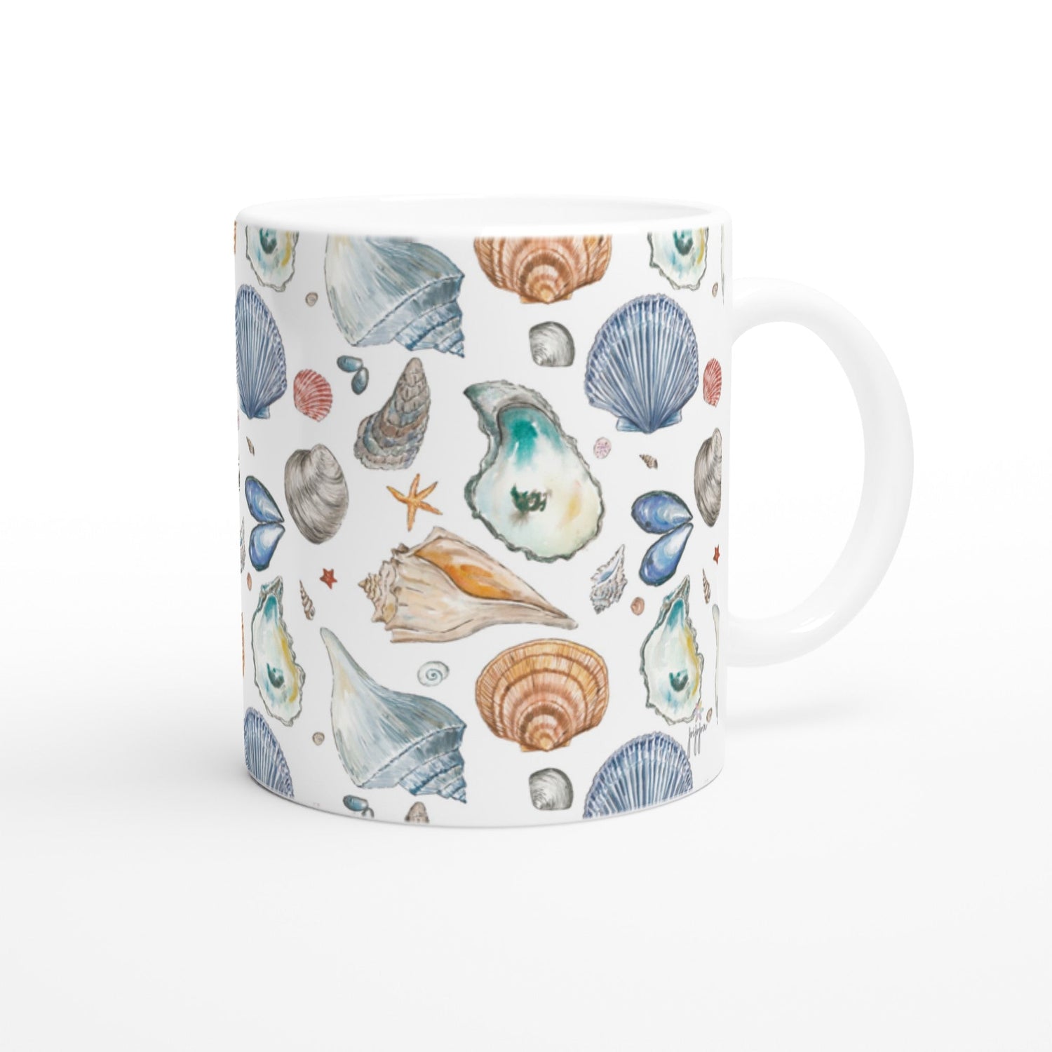 shore life 11oz ceramic mug - designs by pippa