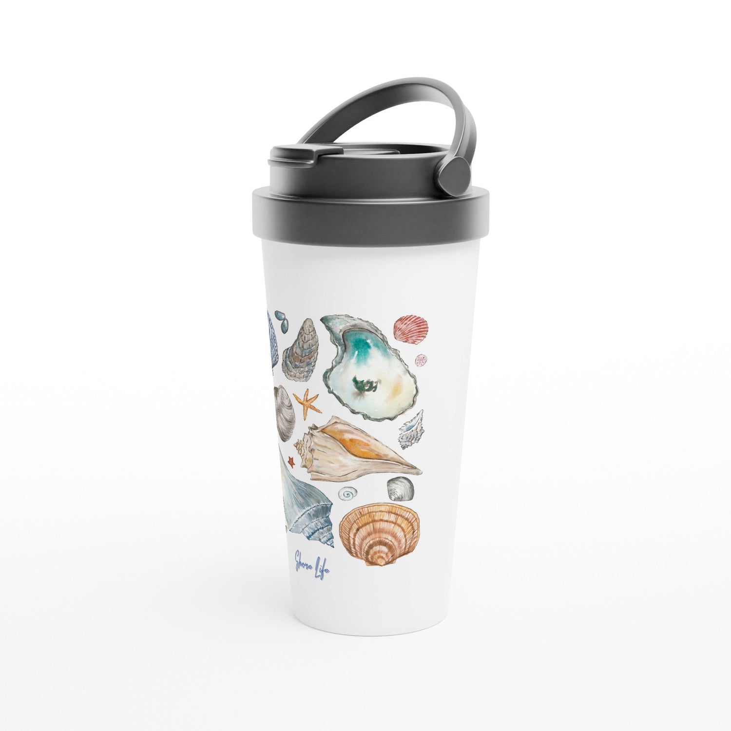 shore life personalized stainless travel mug - designs by pippa