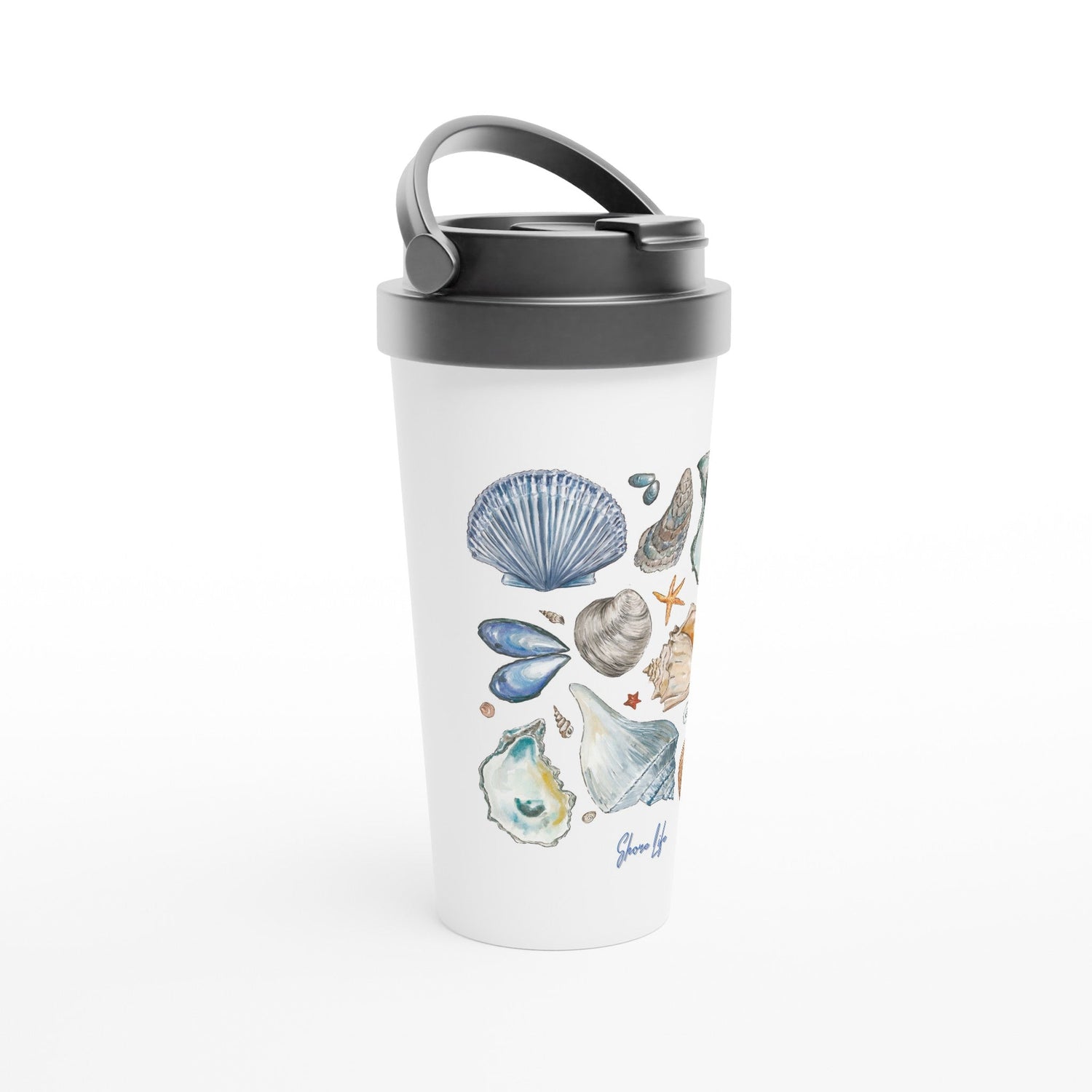 shore life personalized stainless travel mug - designs by pippa