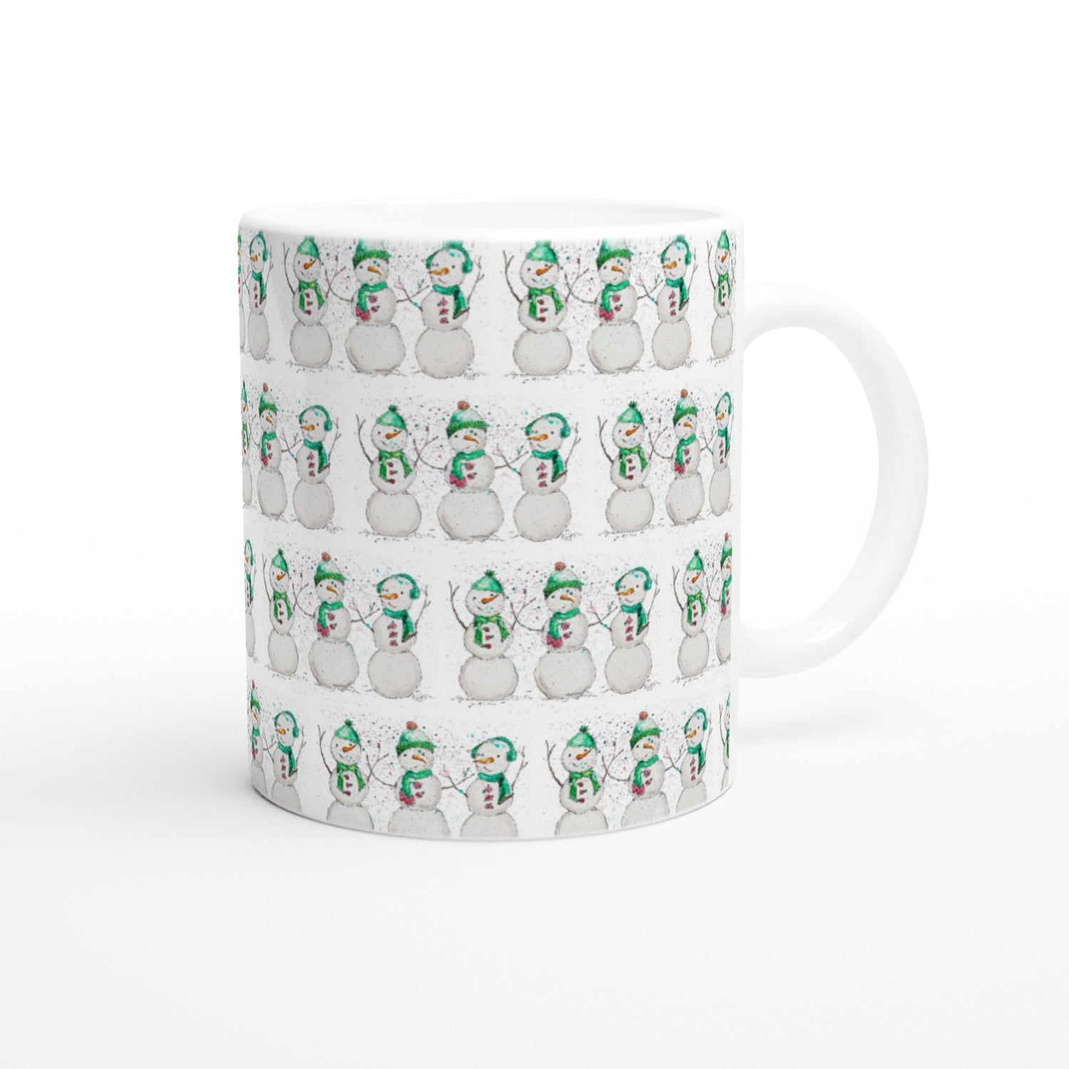 snow girls ceramic mug - designs by pippa