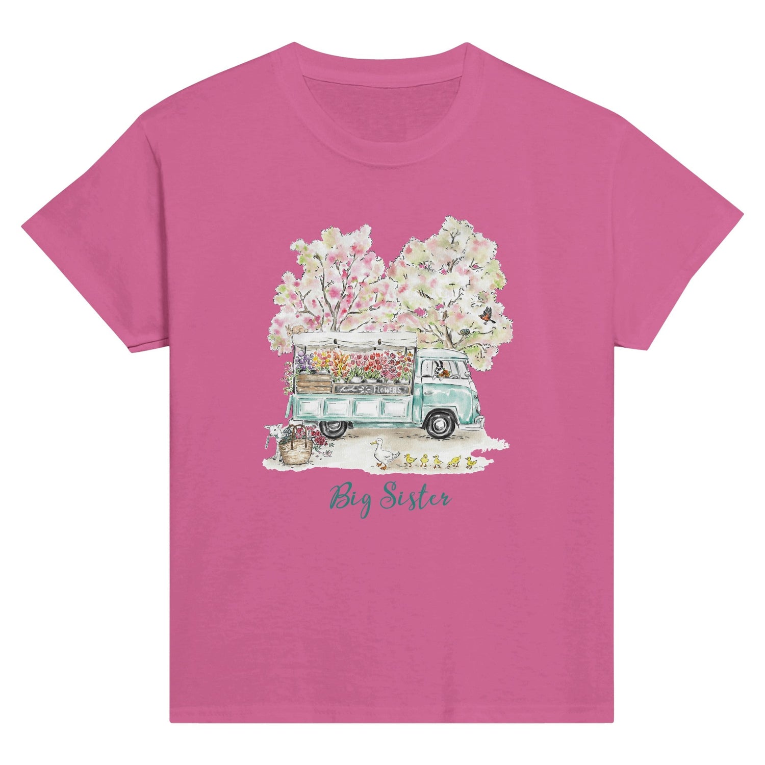 spring truck classic girl crewneck tee custom - designs by pippa