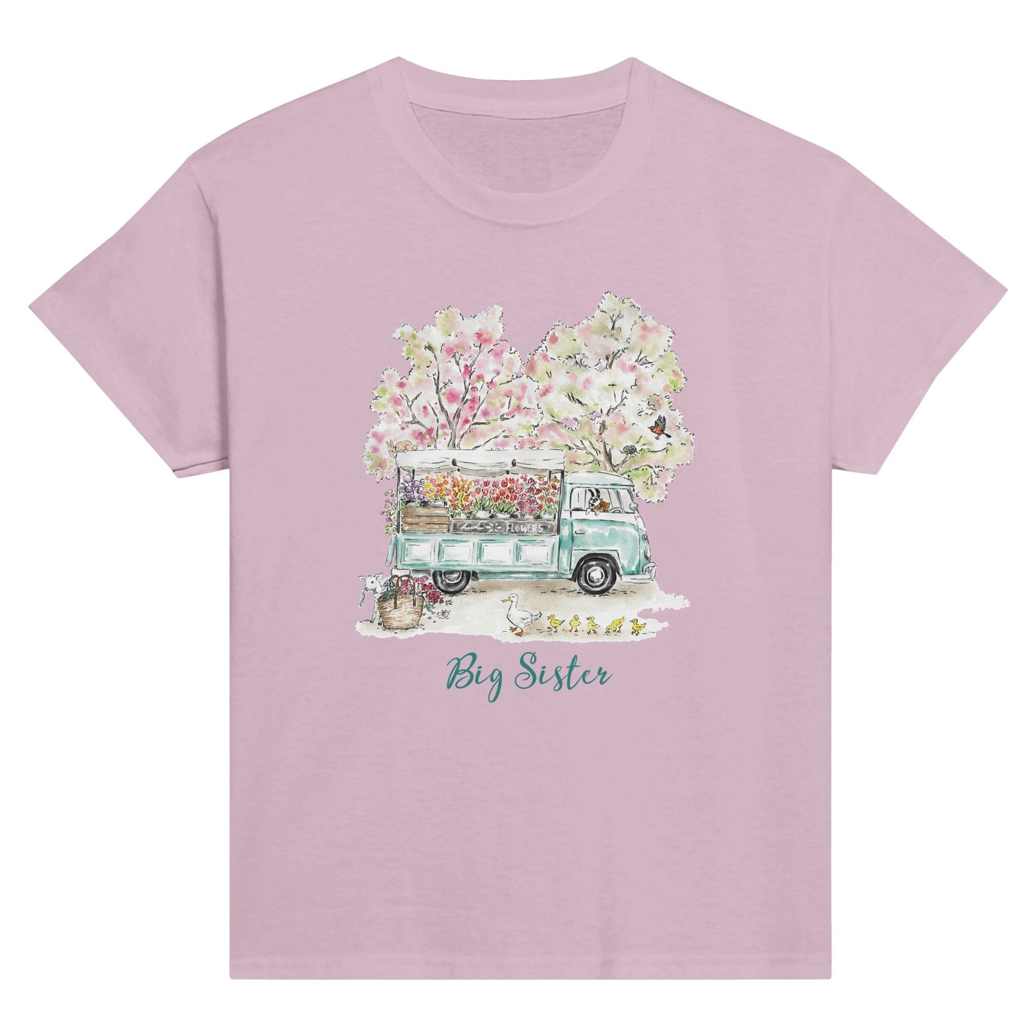 spring truck classic girl crewneck tee custom - designs by pippa