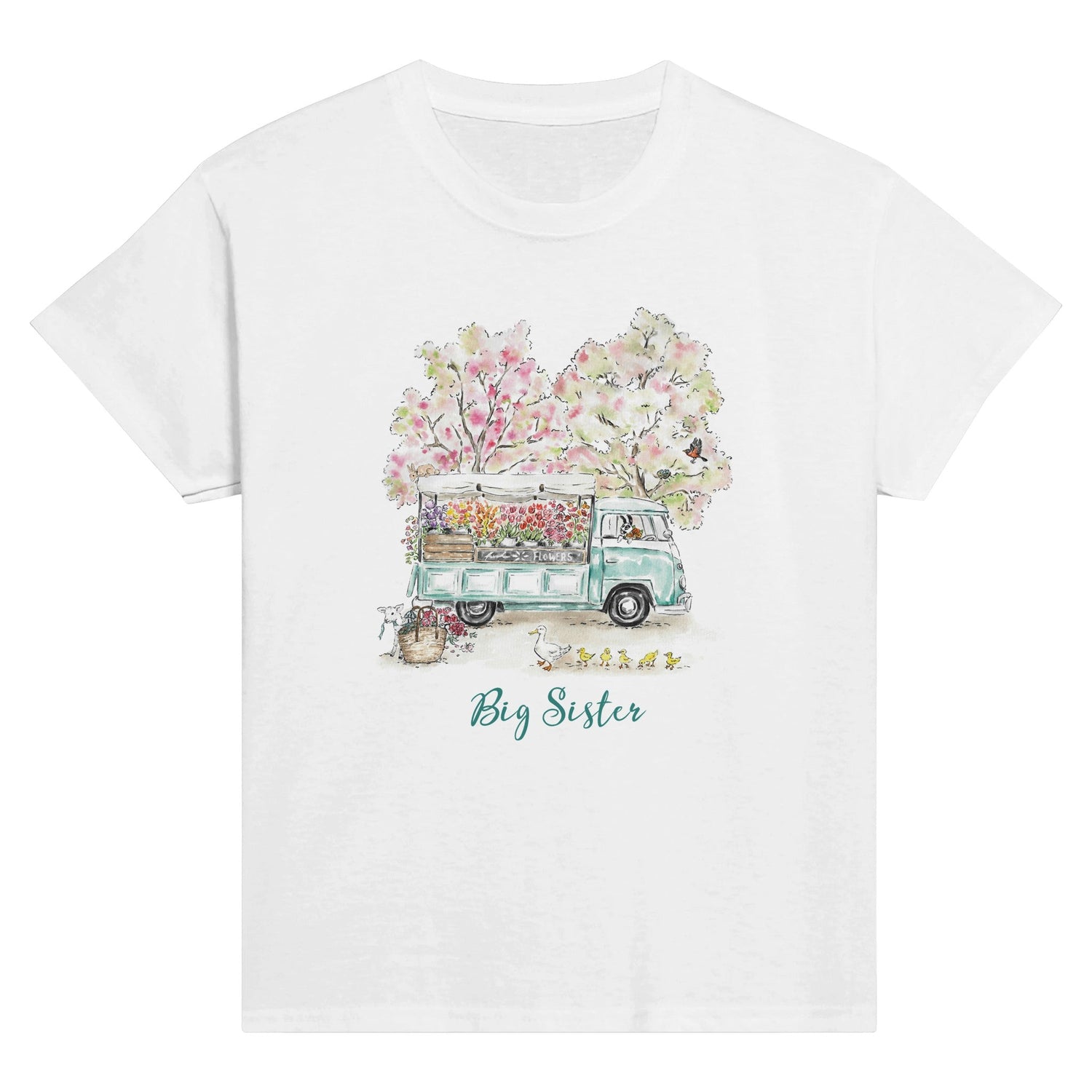 spring truck classic girl crewneck tee custom - designs by pippa