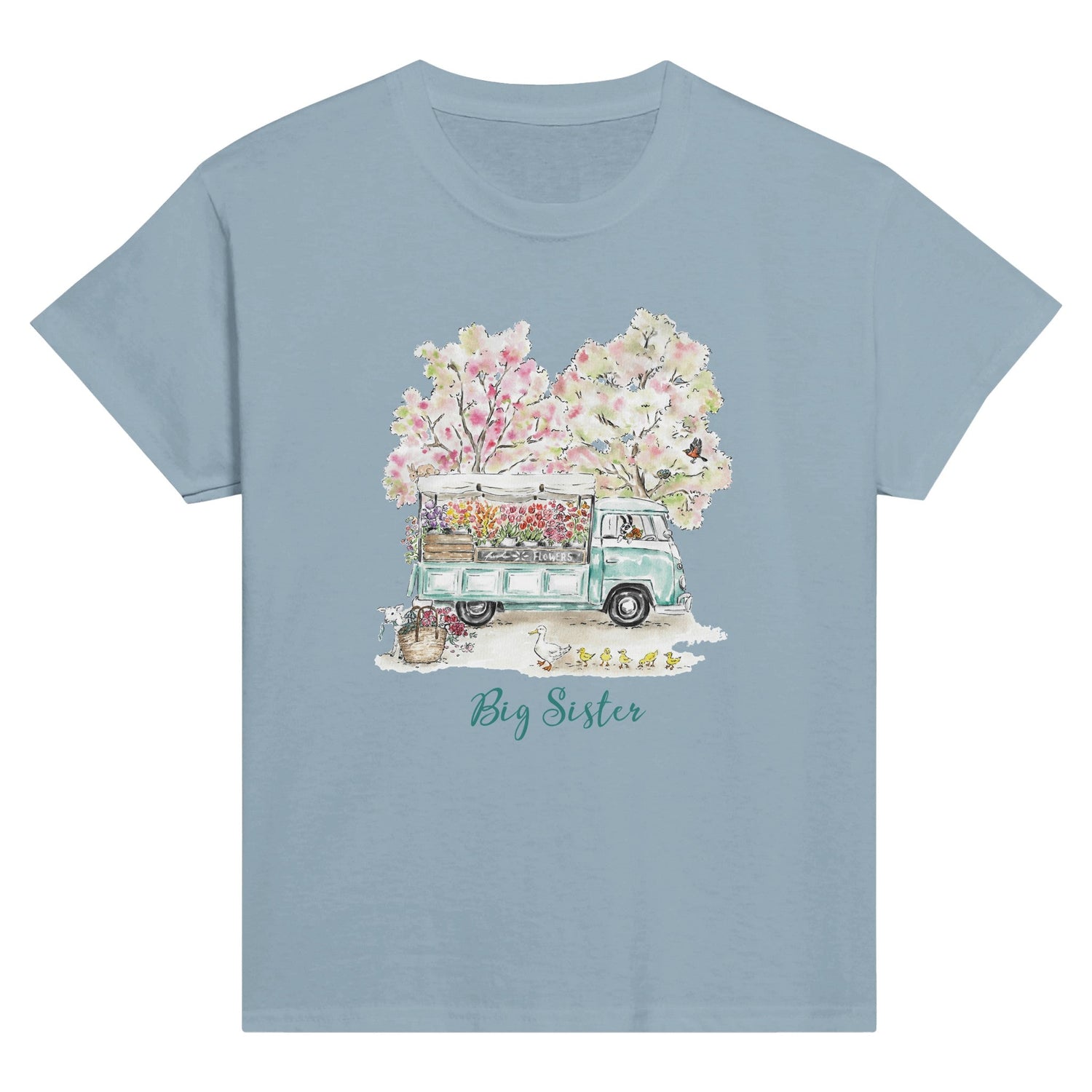 spring truck classic girl crewneck tee custom - designs by pippa