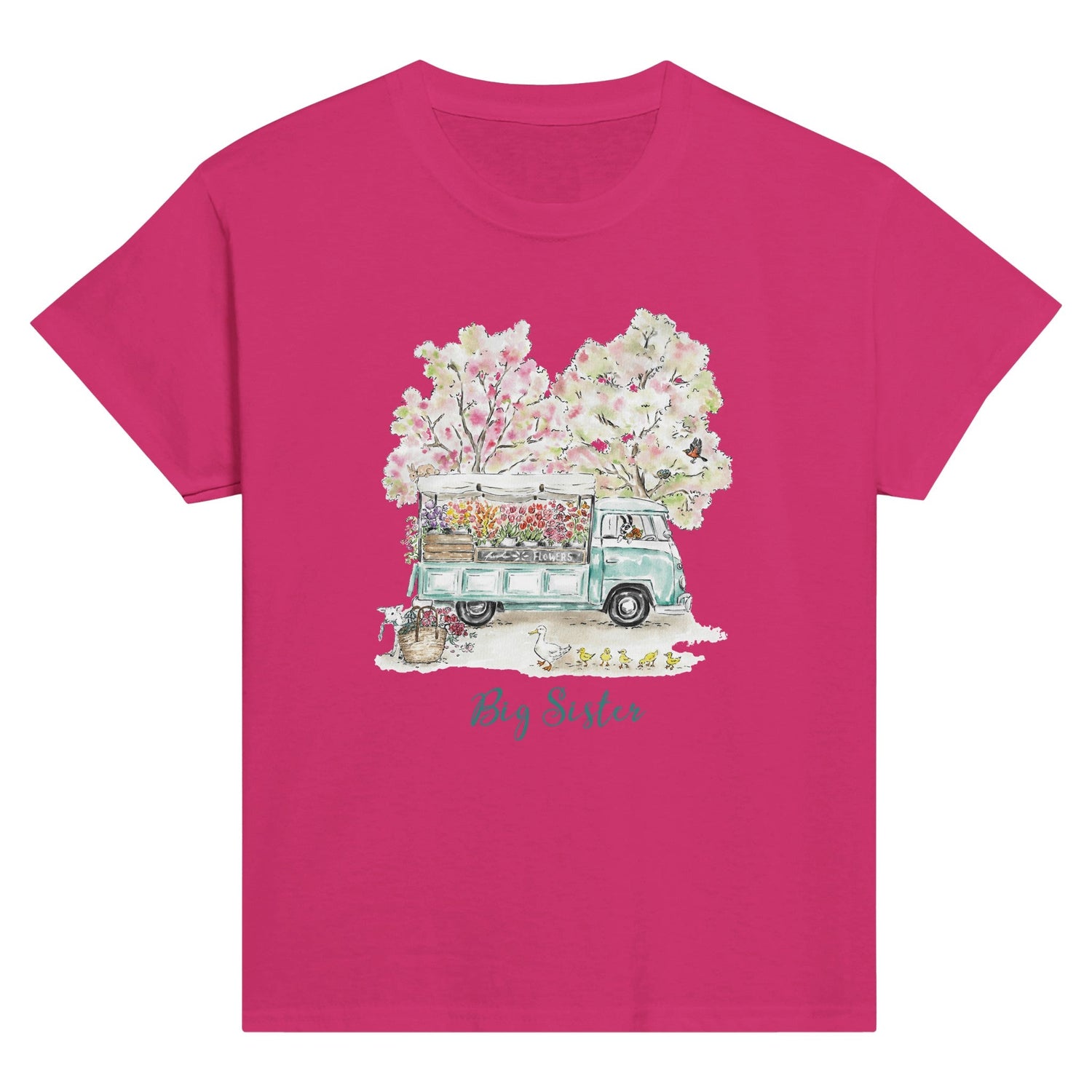 spring truck classic girl crewneck tee custom - designs by pippa