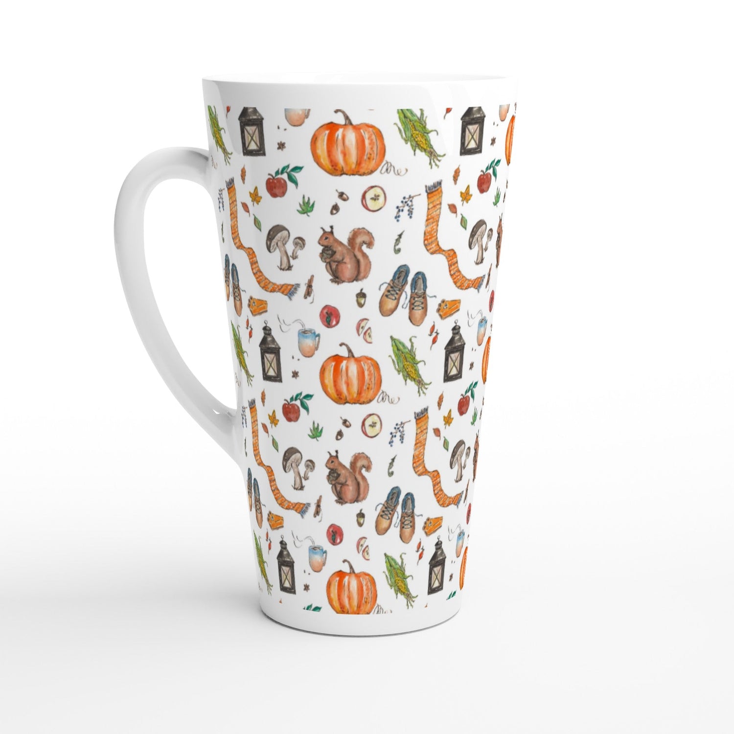 tall fall ceramic mug - designs by pippa