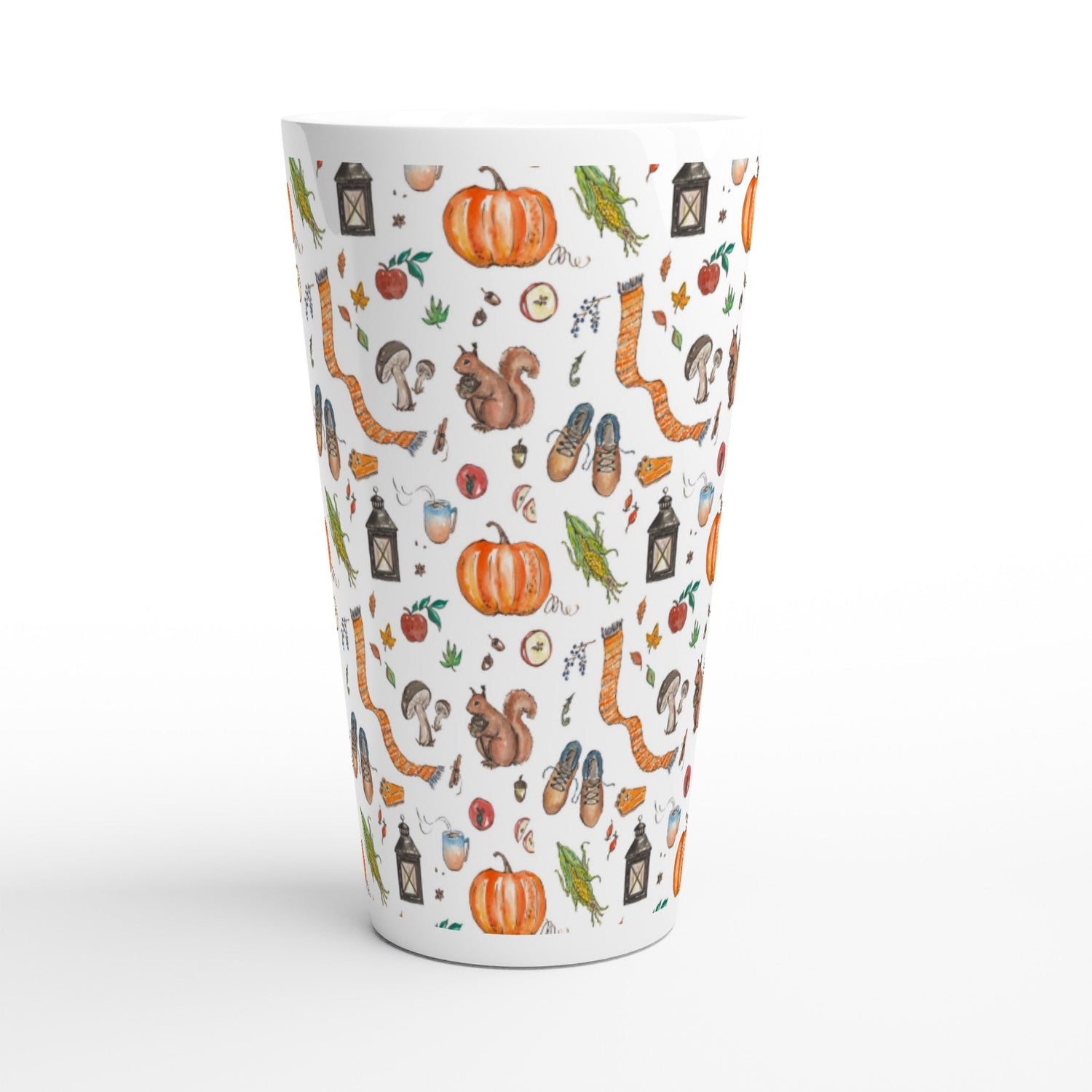 tall fall ceramic mug - designs by pippa