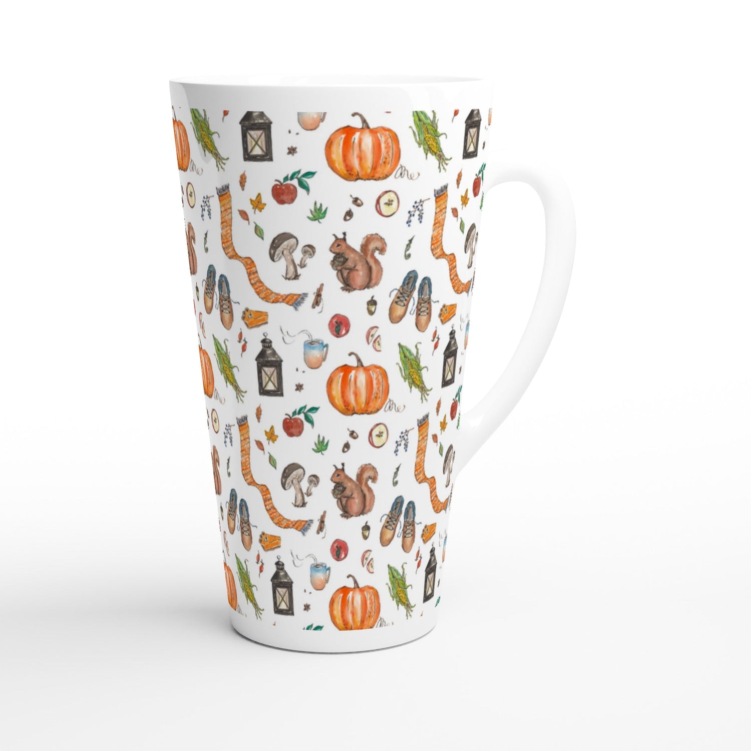 tall fall ceramic mug - designs by pippa