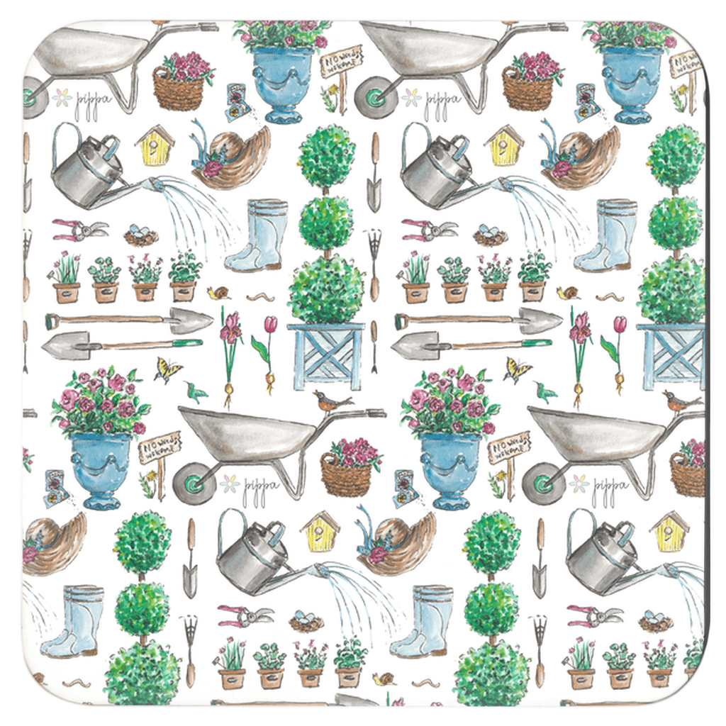 the garden coasters - designs by pippa