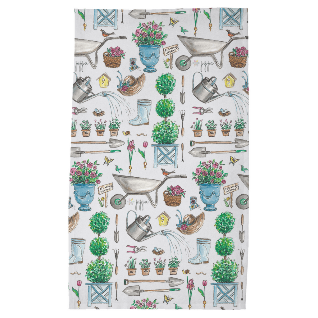 the garden tea towel - designs by pippa